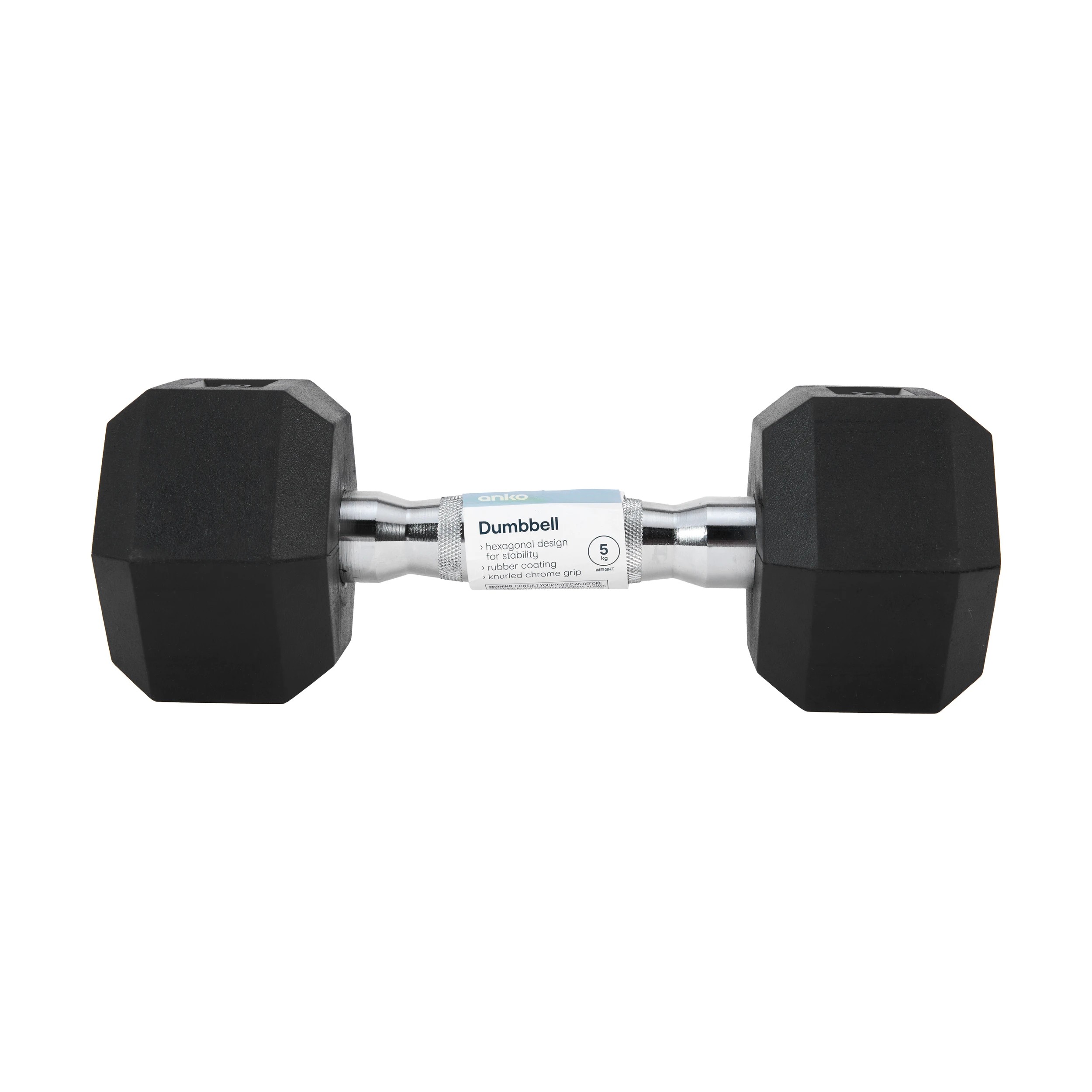 5 5kg Hexagonal Dumbbell, 5 of 6