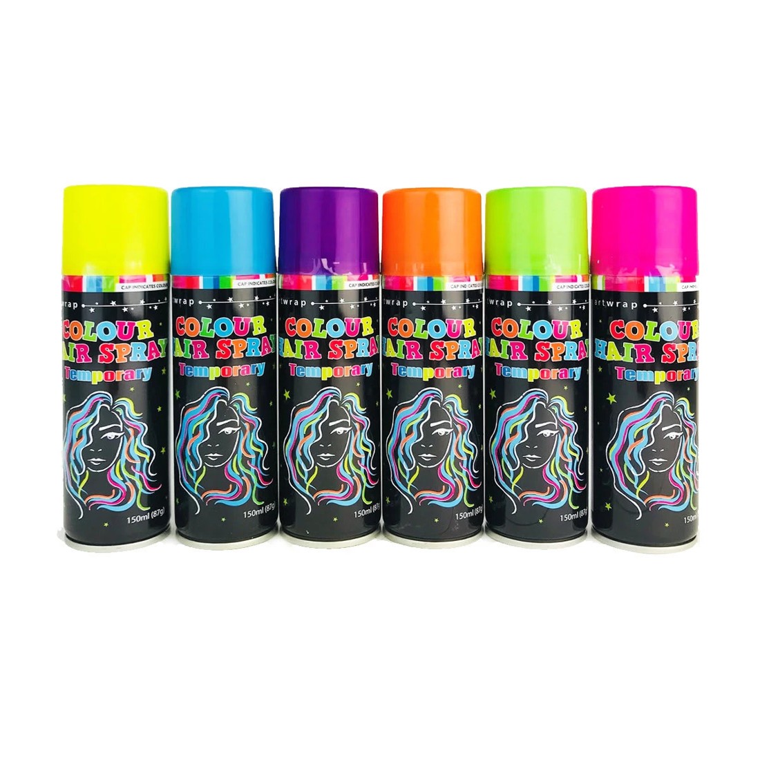 1 Temporary Hair Colour Spray 150ml - Assorted, 1 of 1