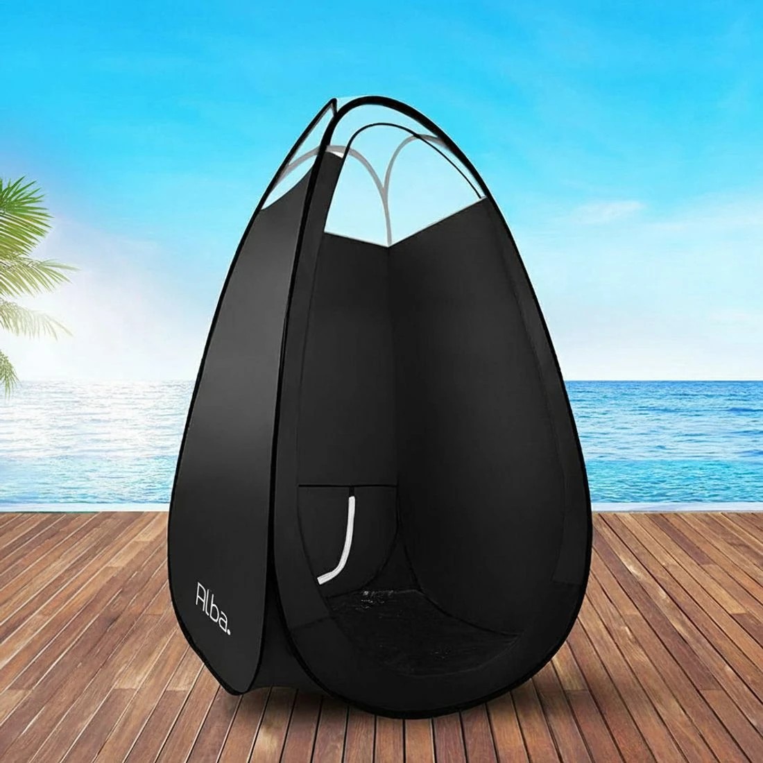 5 Alba Spray Tan Tent Booth Pop Up Sunless Tanning Sun Care Carry Bag - Black, 5 of 5