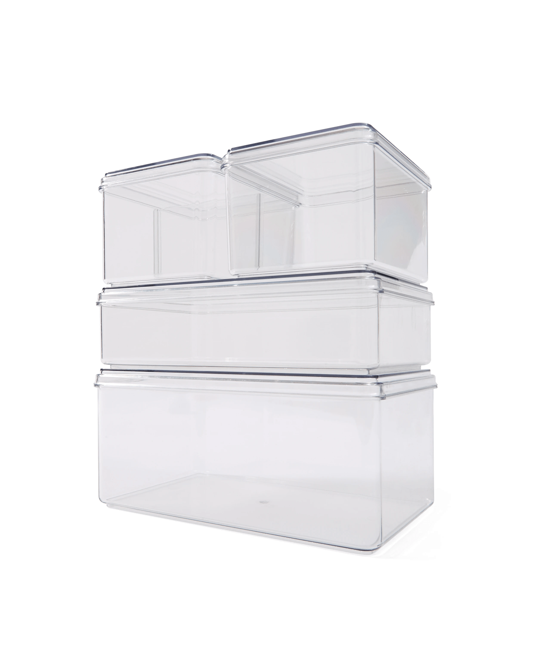2 Set of 4 Pantry Storage Containers with Lids, 2 of 10