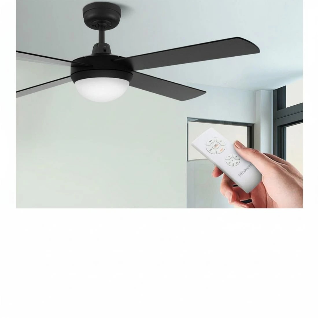 4 Devanti 52'' Ceiling Fan DC Motor w/Light w/Remote - Multi, 4 of 7