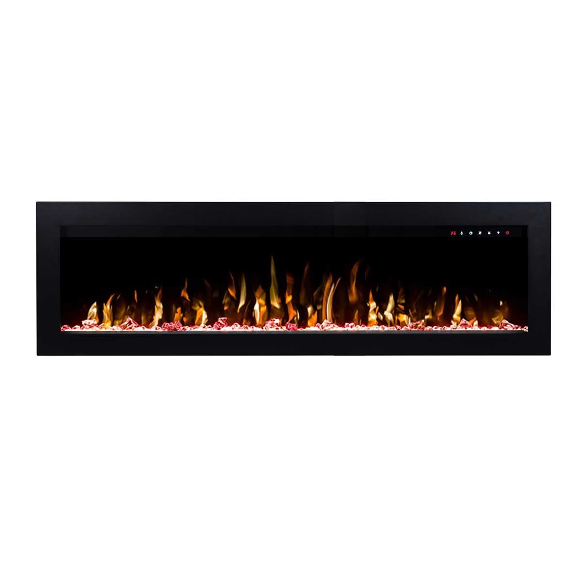 5 Moda Living Sonata 60 inch Electric Fireplace - Black, 5 of 6