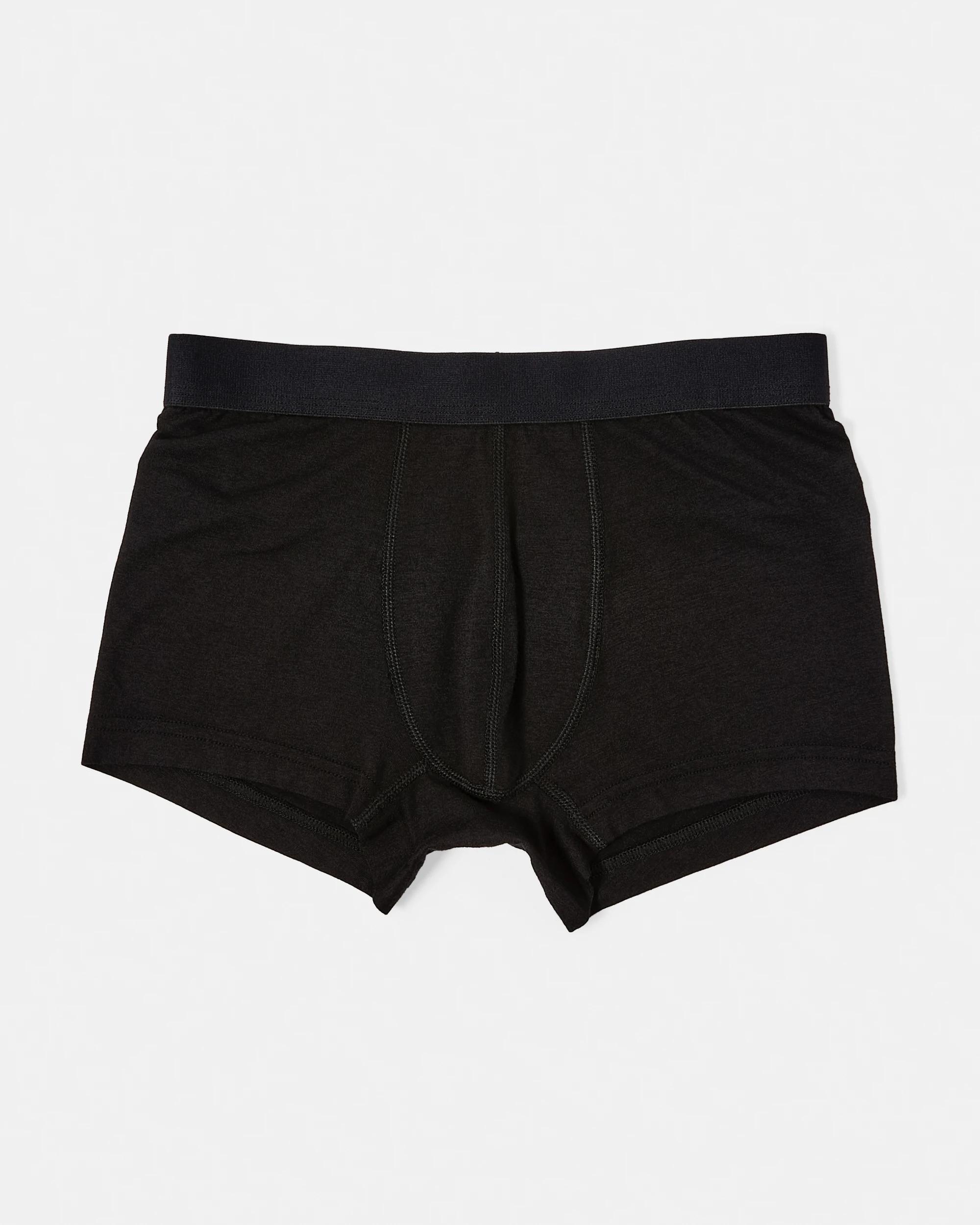 2 3 Pack Bamboo Trunks Blk Trunk, 2 of 4