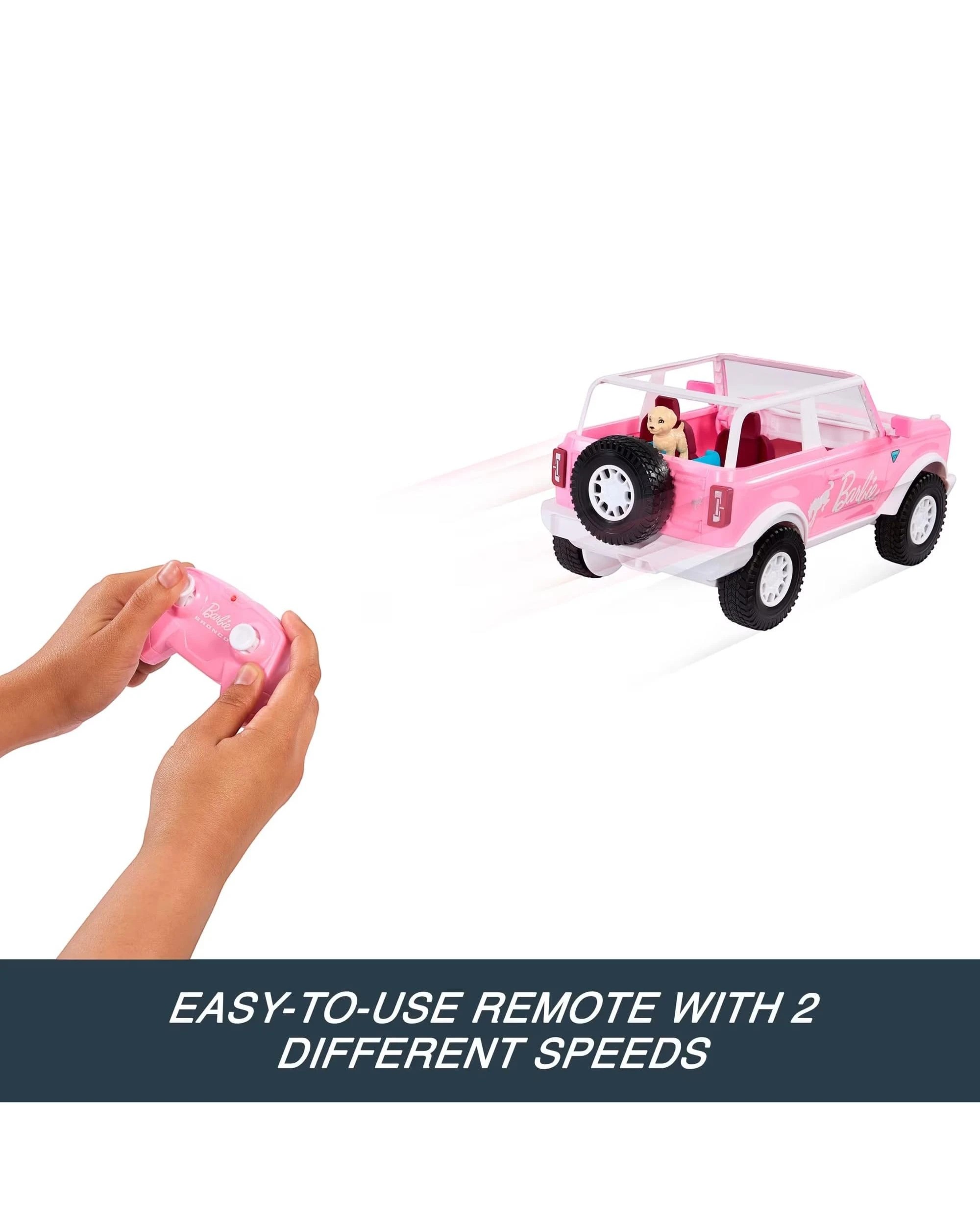 3 Hot Wheels Barbie Ford Bronco Remote Control Vehicle, 3 of 5
