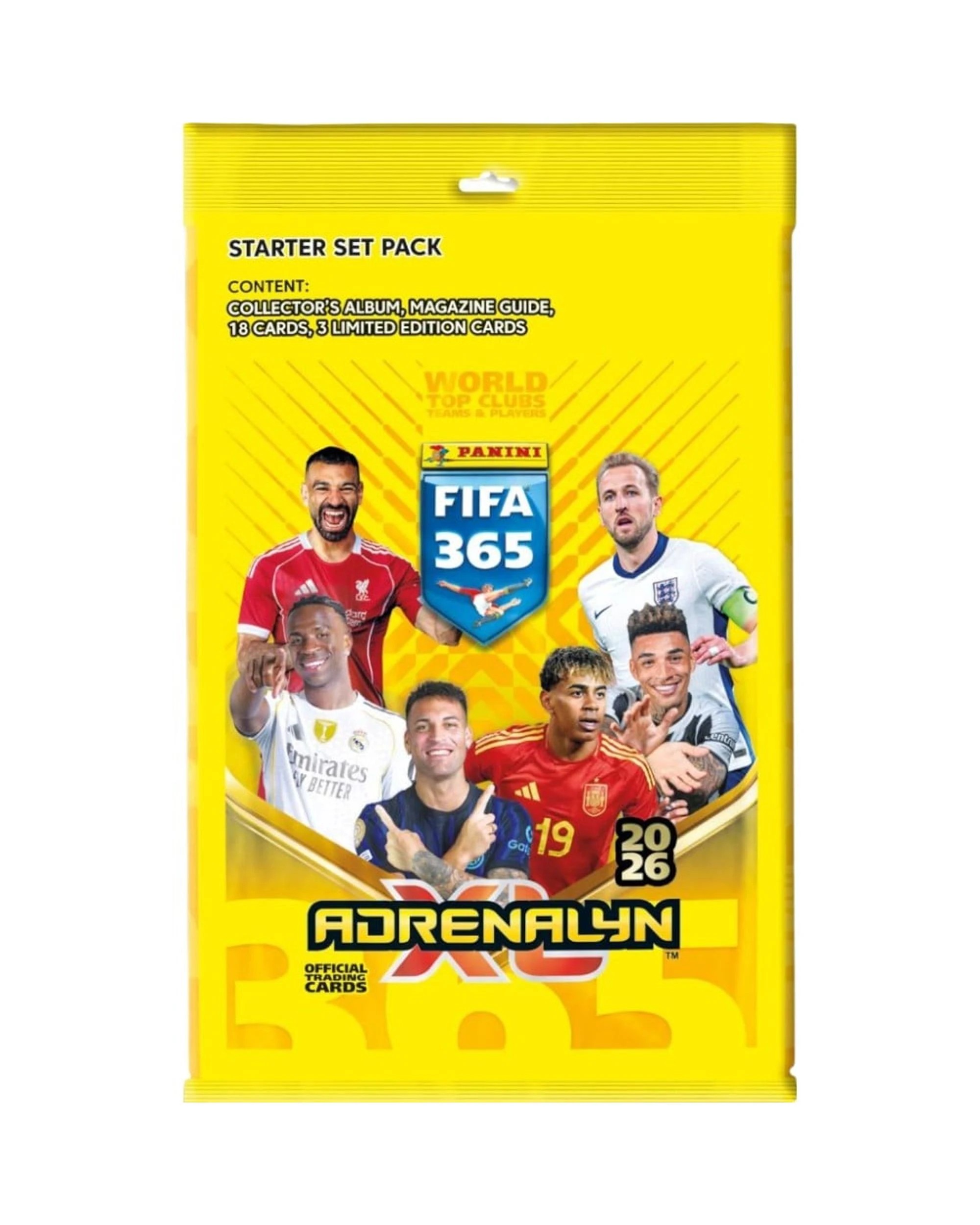 1 Panini 2026 FIFA 365 Adrenalyn XL Trading Cards Starter Pack, 1 of 6