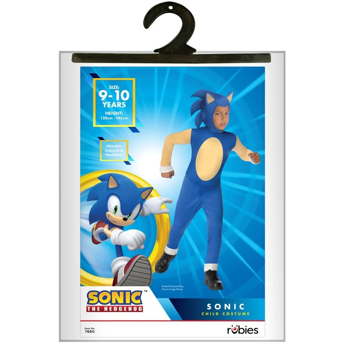 2 Sonic the Hedgehog Child Costume - Ages 9-10, 2 of 4