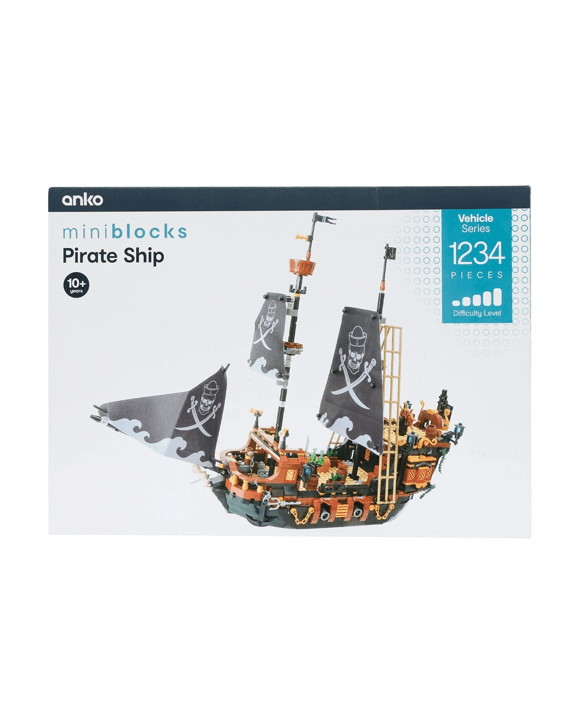 1234 Piece Mini Blocks Vehicle Series: Pirate Ship