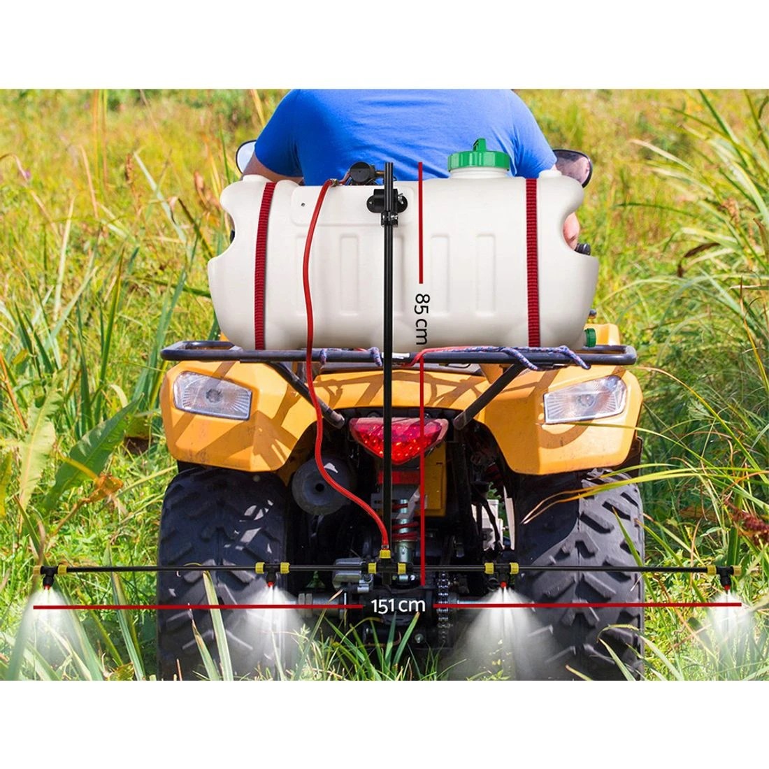 3 Giantz Weed Sprayer 100L 1.5M Boom Garden Spray - White, 3 of 9