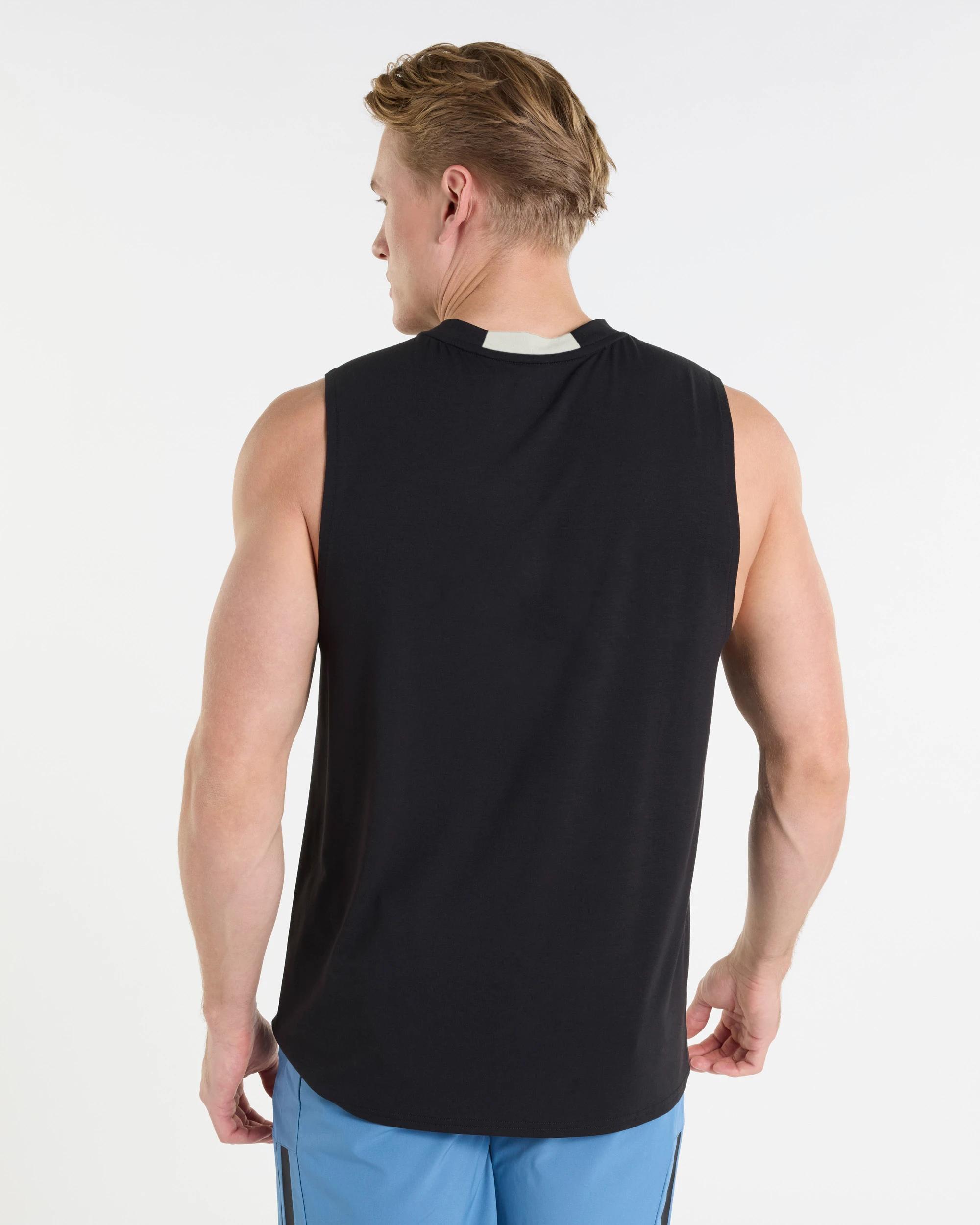 3 Active Muscle Tank - Lonsdale London BLACK, 3 of 5