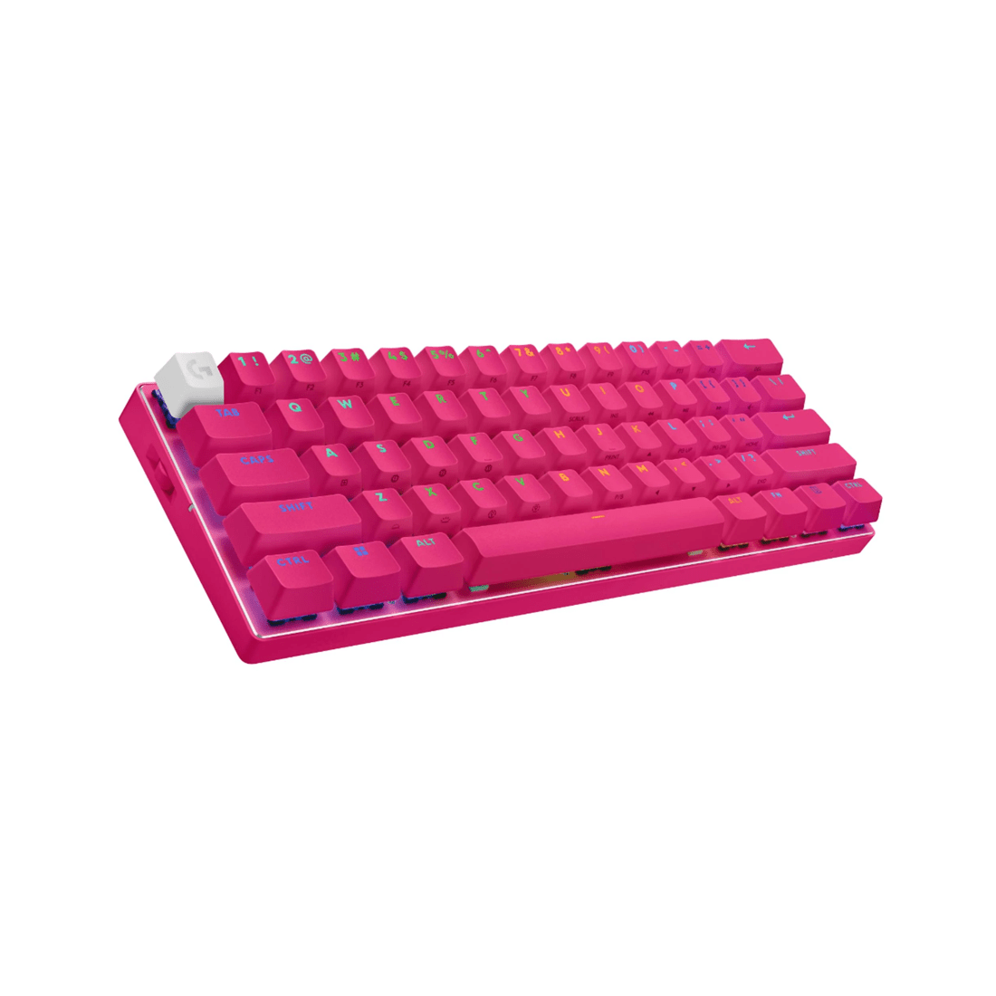4 Logitech G Pro X 60 LIGHTSPEED Gaming Keyboard - Magenta - Pink, 4 of 5