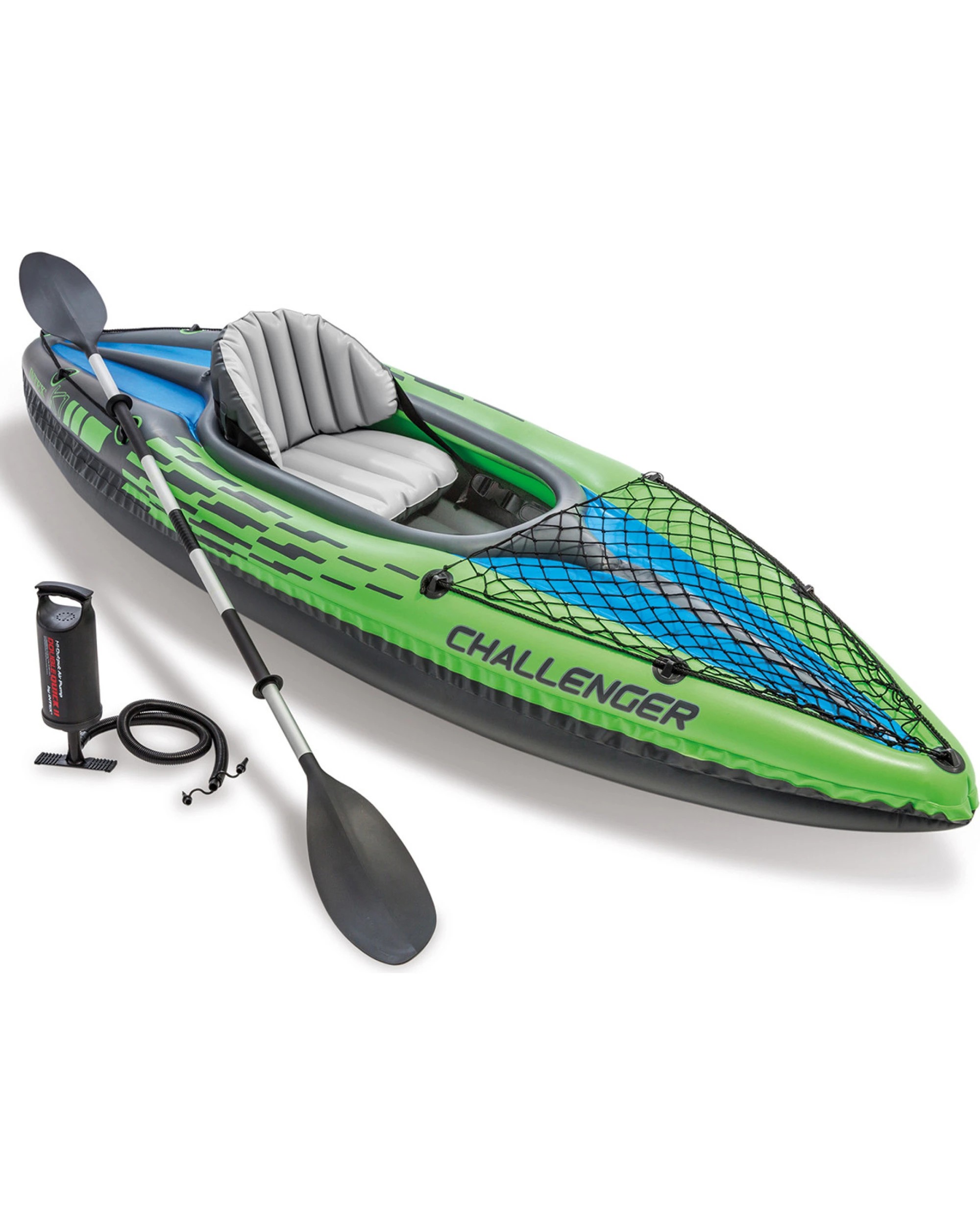 1 Intex Challenger K1 Inflatable Kayak 68305NP - Green, 1 of 7