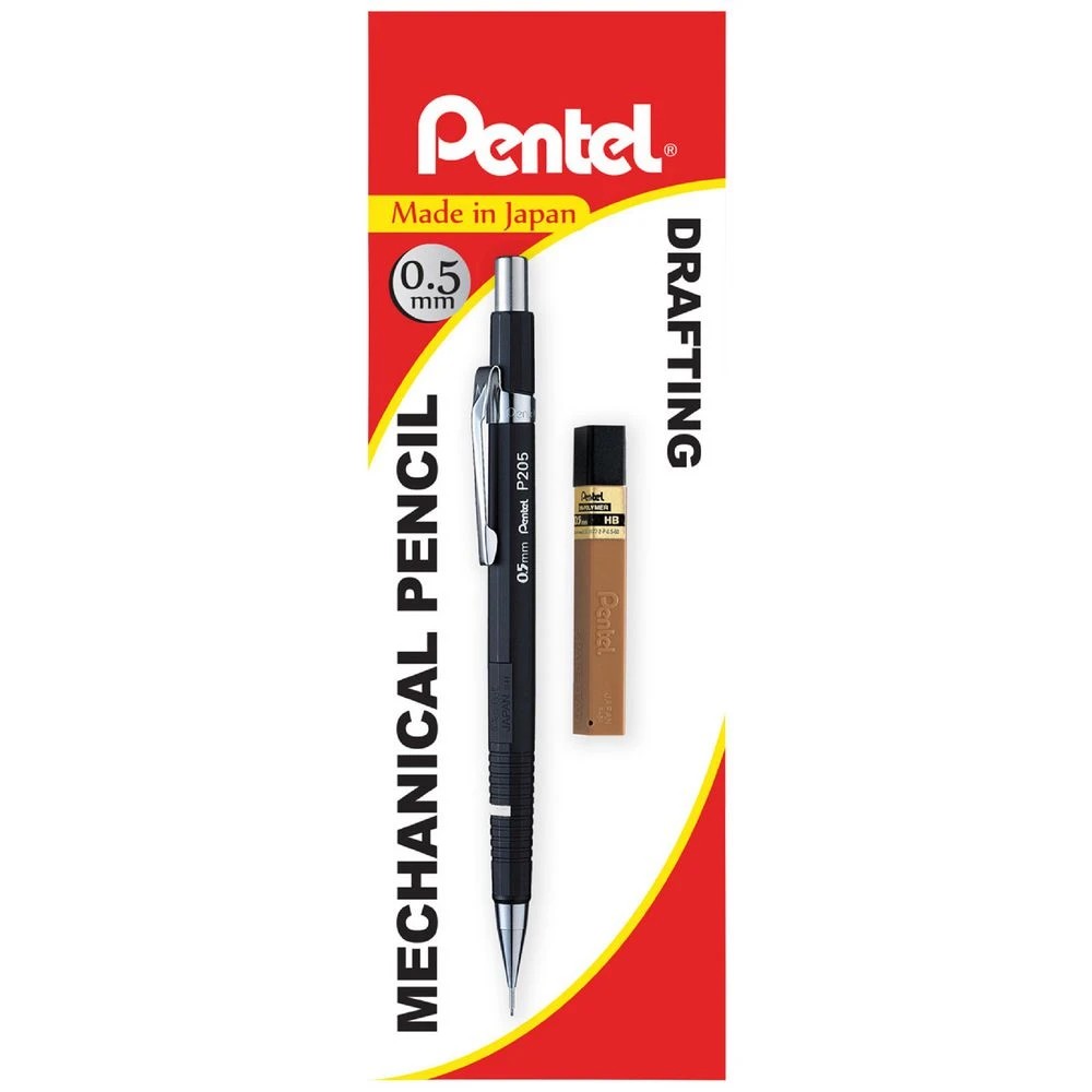 1 Pentel P205 Mechanical Pencil 0.5mm with Leads, 1 of 1