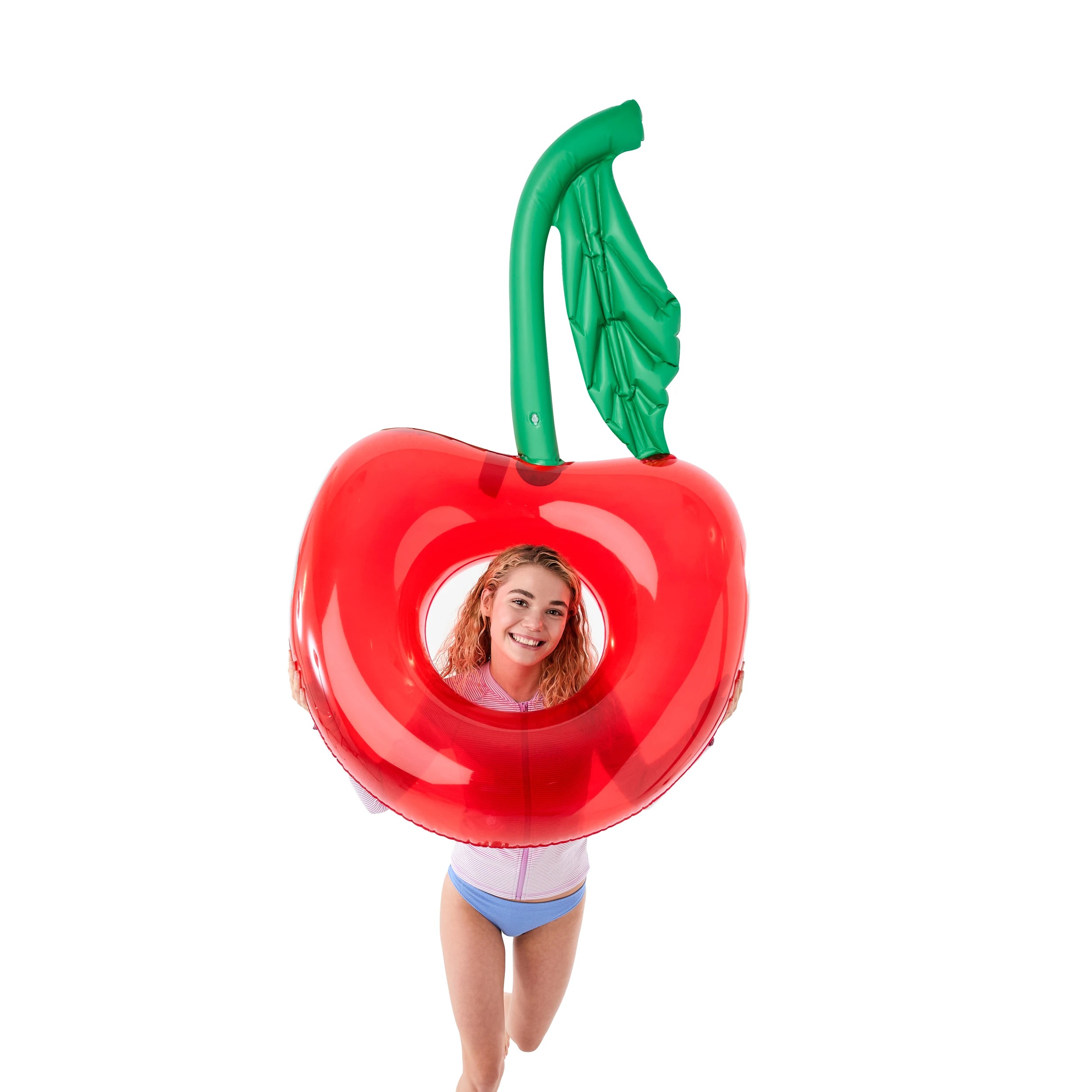 1 90cm Inflatable Cherry Swim Ring, 1 of 7