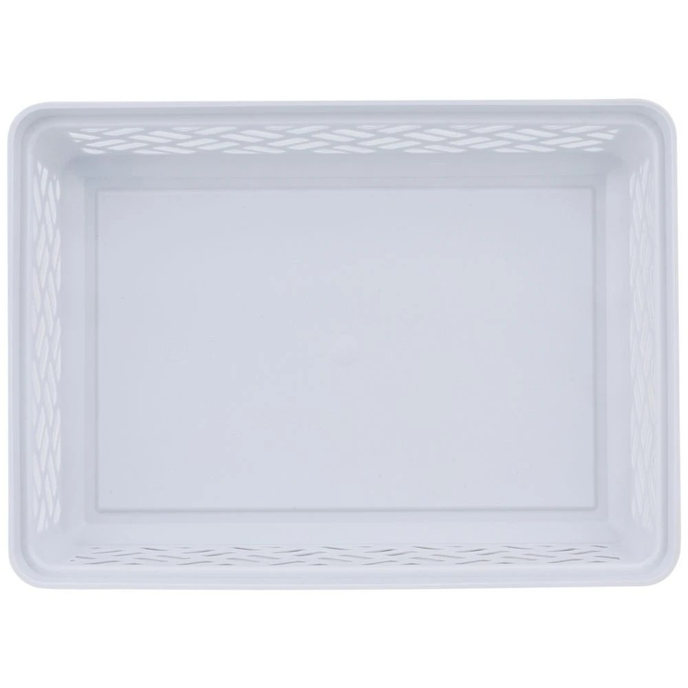 3 Keji Medium Storage Tray 1.6L 2 Pack White, 3 of 3