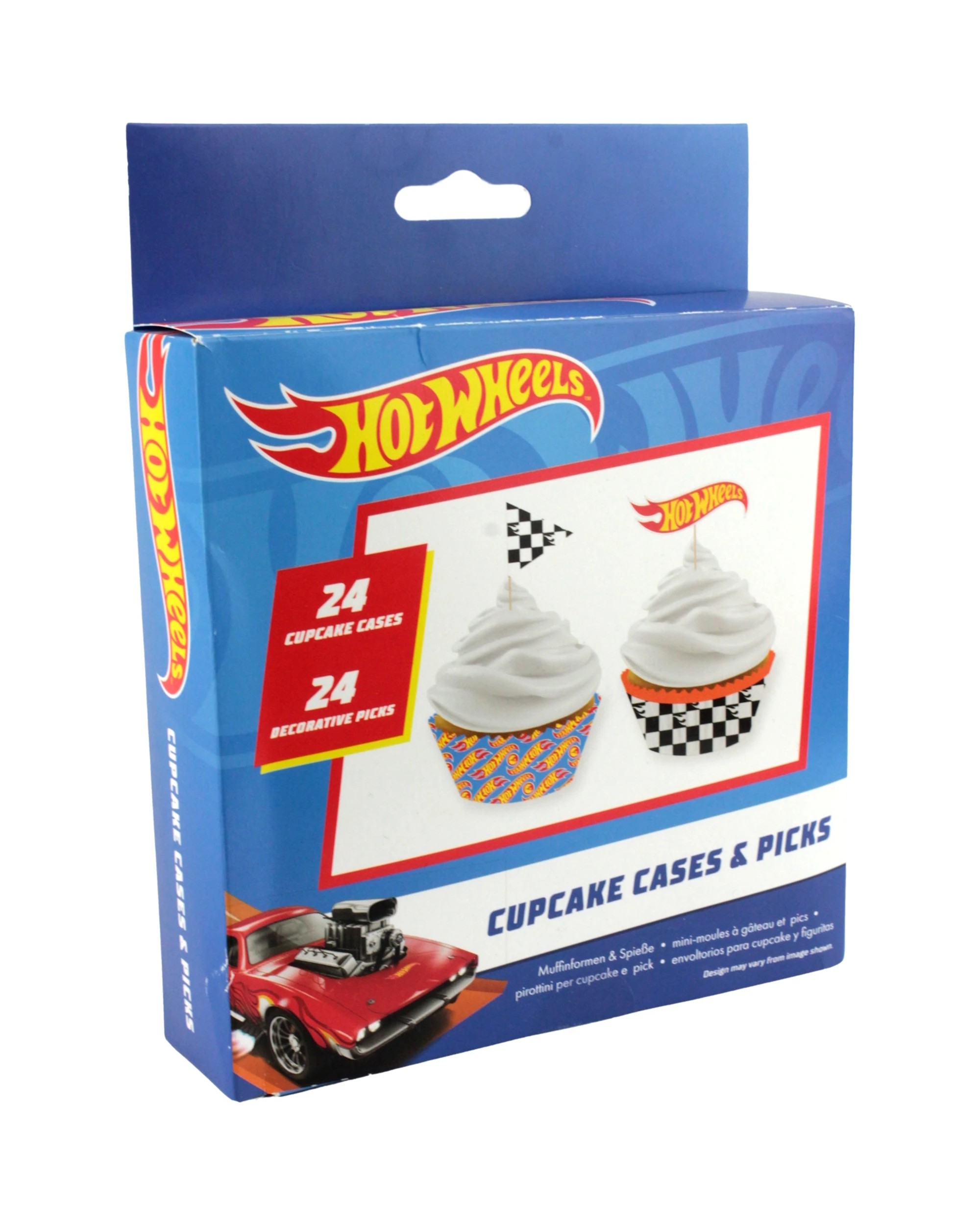 2 Hot Wheels Hot Wheels Cupcake Decorating Kit Pack of 24, 2 of 3