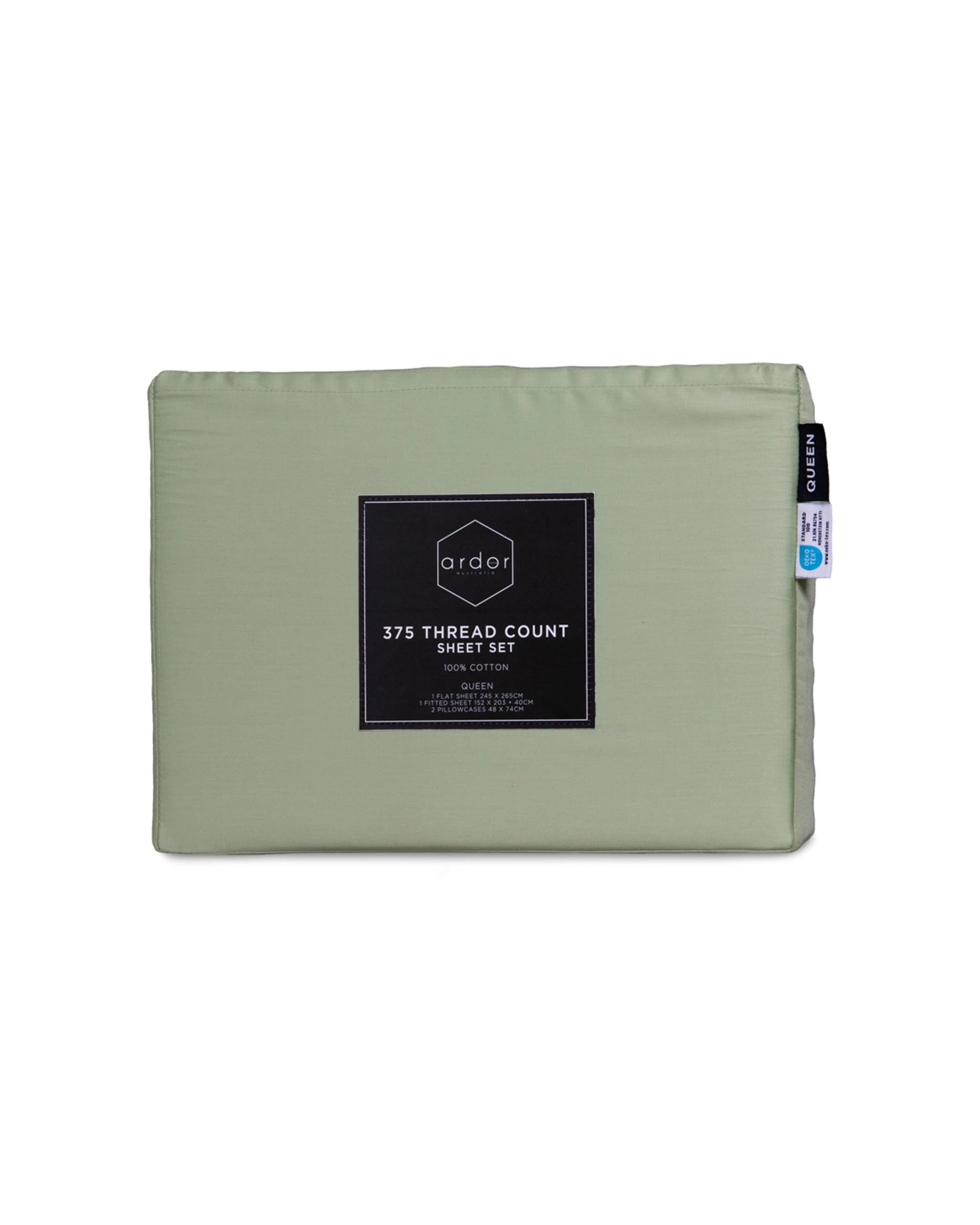 3 Ardor King Cotton Sheet Set 375 Thread Count Sheets Cotton Sateen Sheets
 - King Bed, 3 of 3