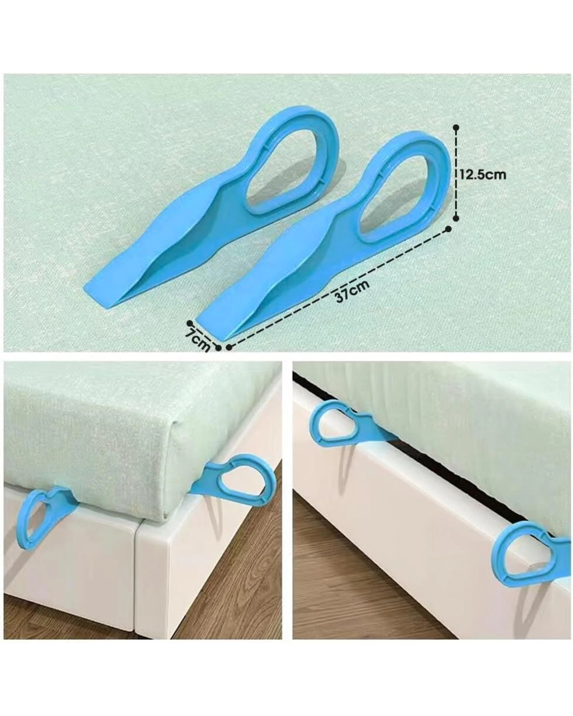 6 BR Home Large Wedge Mattress Lifter Tool for Easy Bed Making, 6 of 7