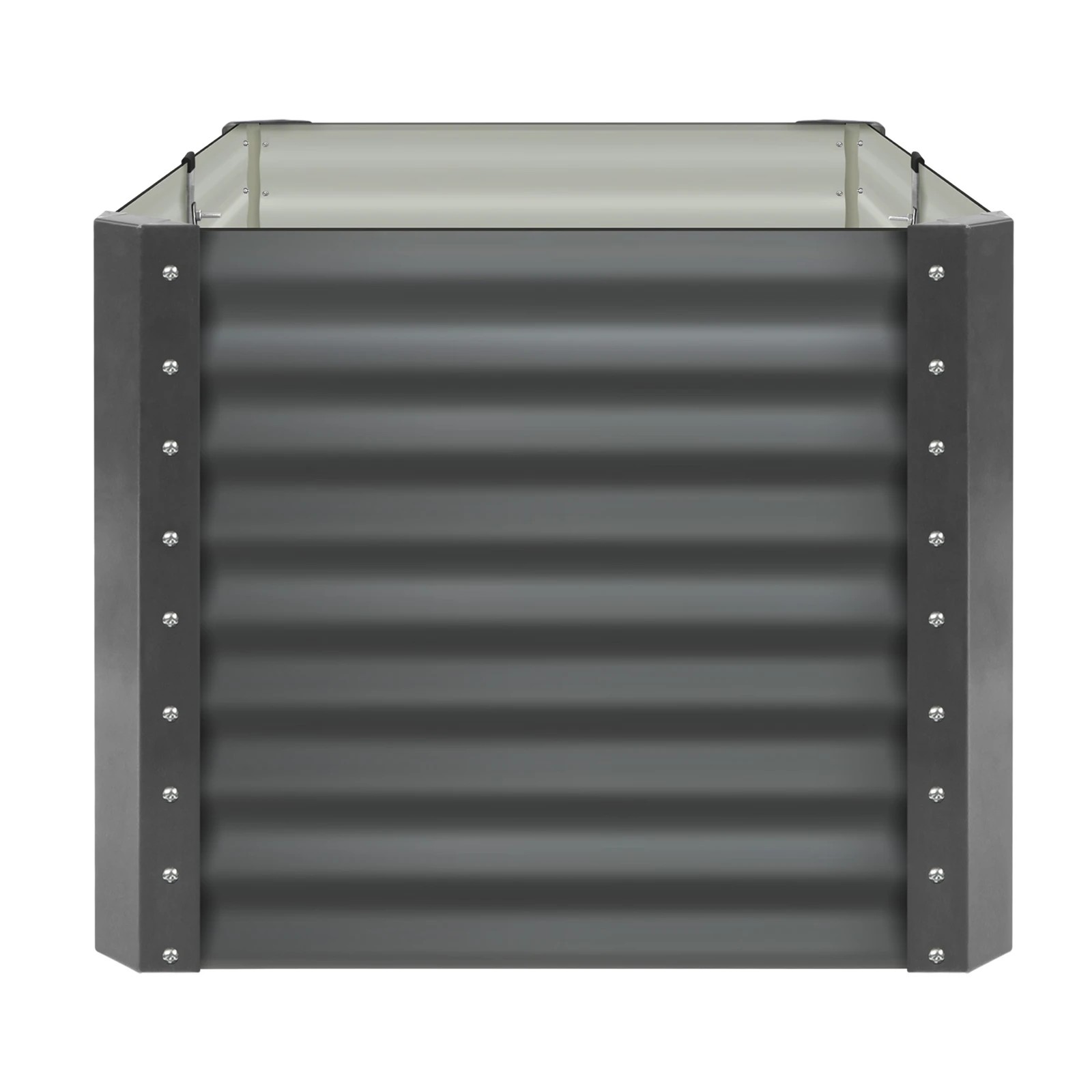 8 Livsip Garden Bed Kits Raised Vegetable Planter Galvanised Steel 240x80x73CM - Grey, 8 of 8