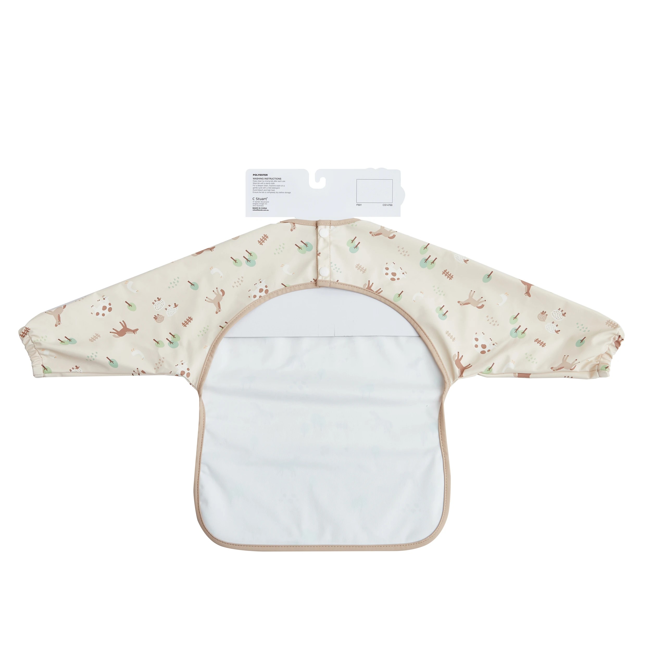 2 Big Softies Long sleeve wipe free bib, 2 of 5