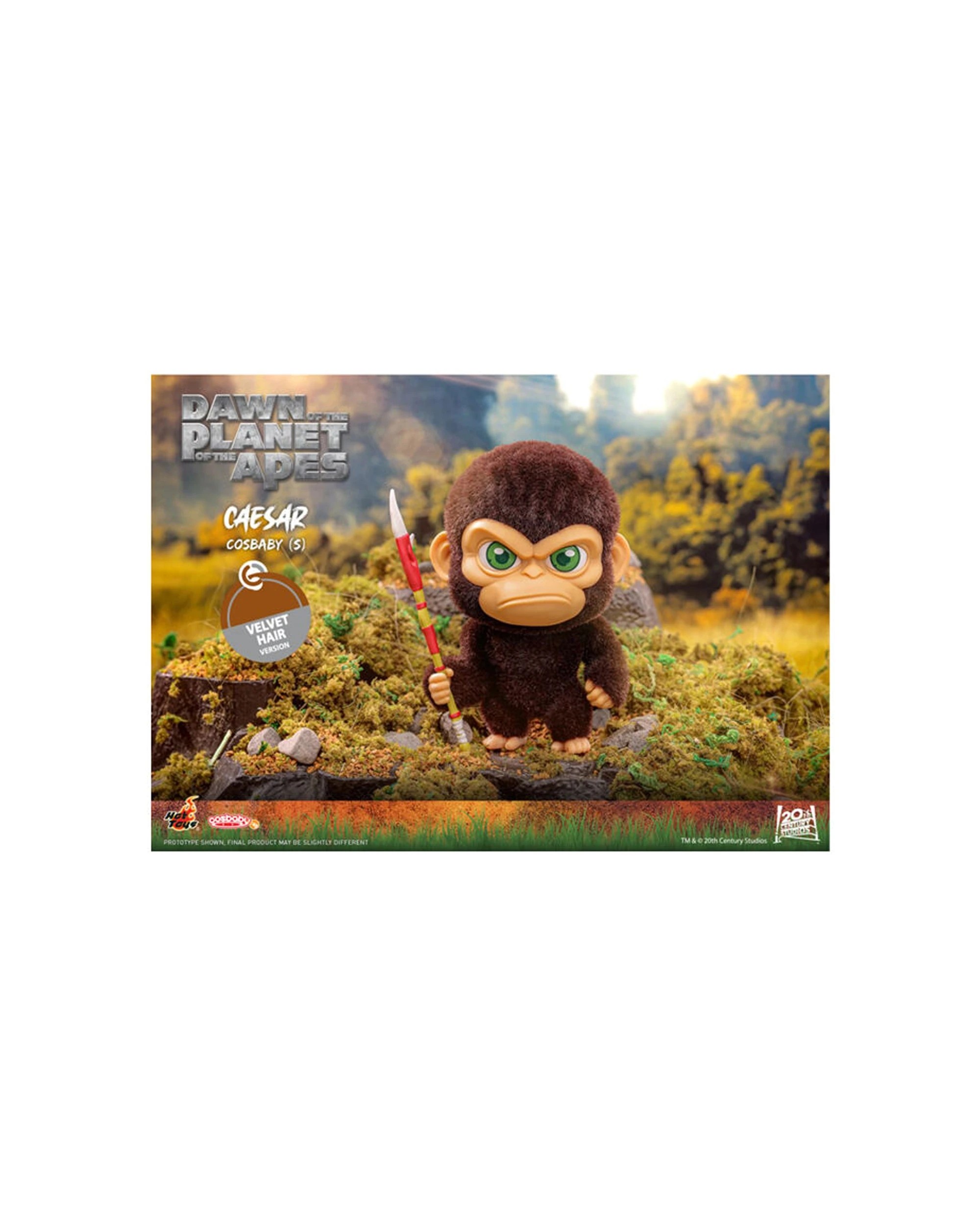 3 PLANET OF THE APES Dawn Of The Planet Of The Apes Caesar Cosbaby Collectible - Brown, 3 of 3