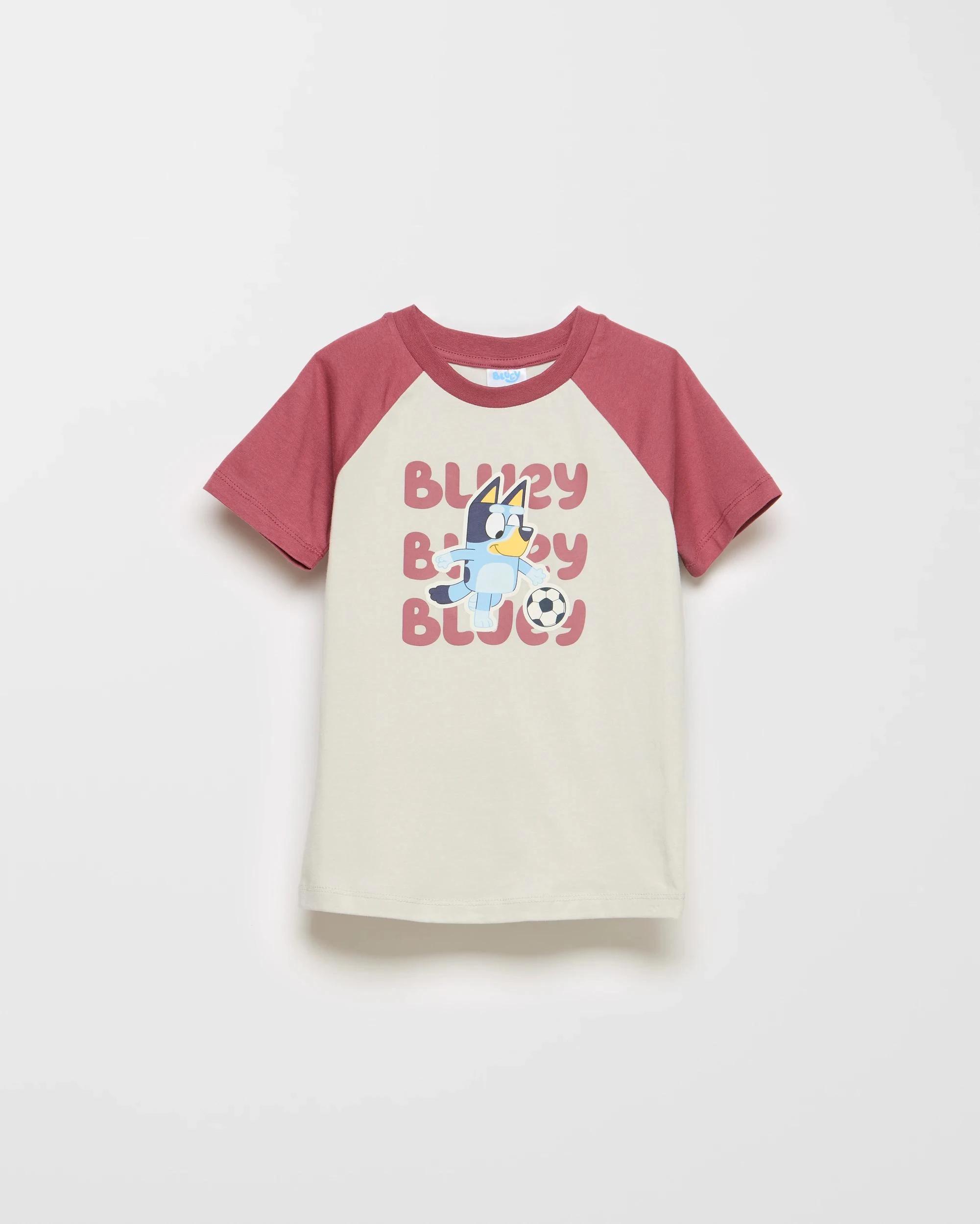 2 Australian Cotton Bluey T-shirt GREY MARLE, 2 of 5