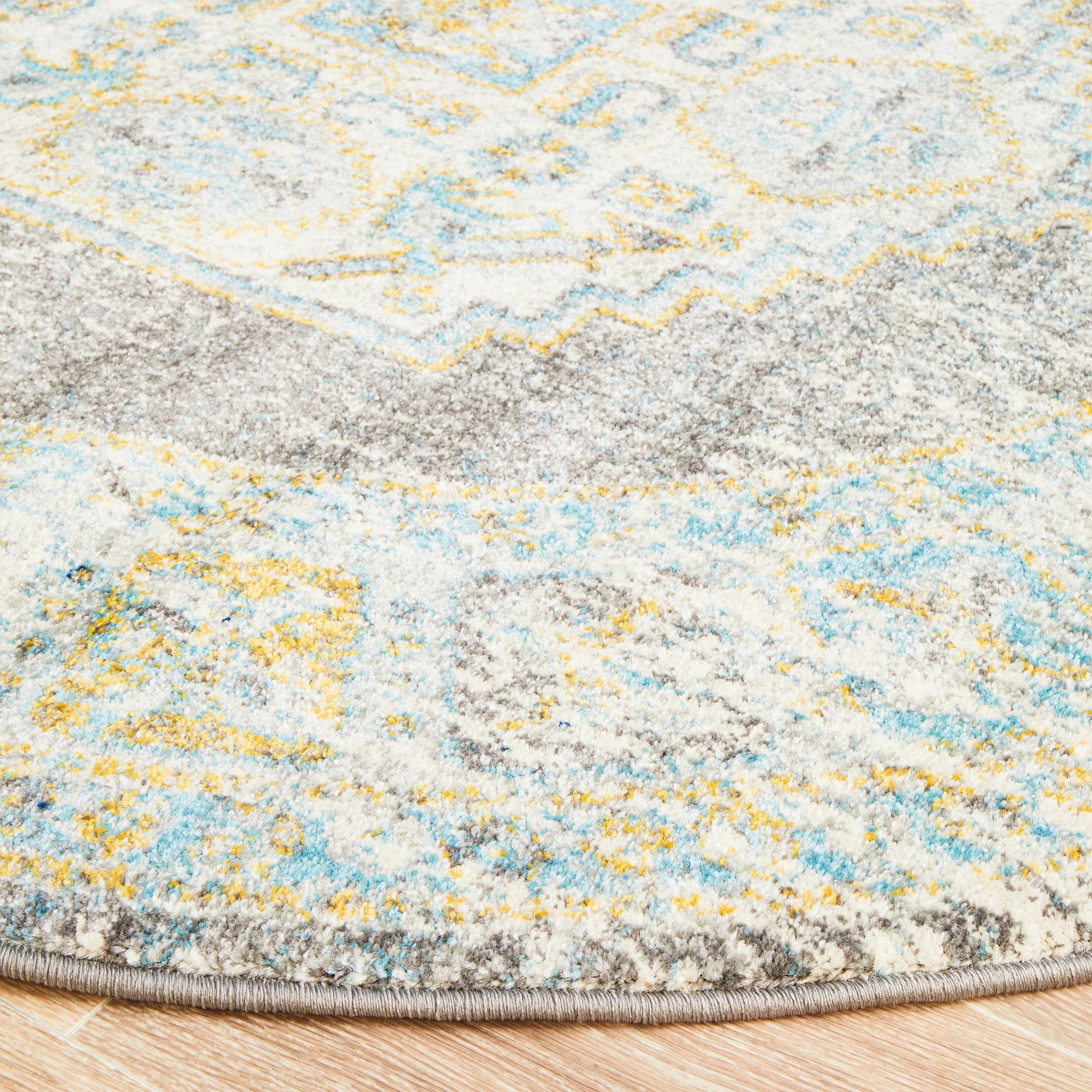 5 Common Ground Rugs Era 944 150x150cm - Small Circle Rug - Grey, 5 of 8