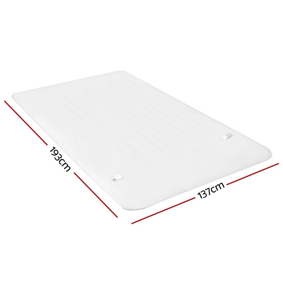 2 Giselle Electric Blanket Polyester Underlay Double - White, 2 of 7