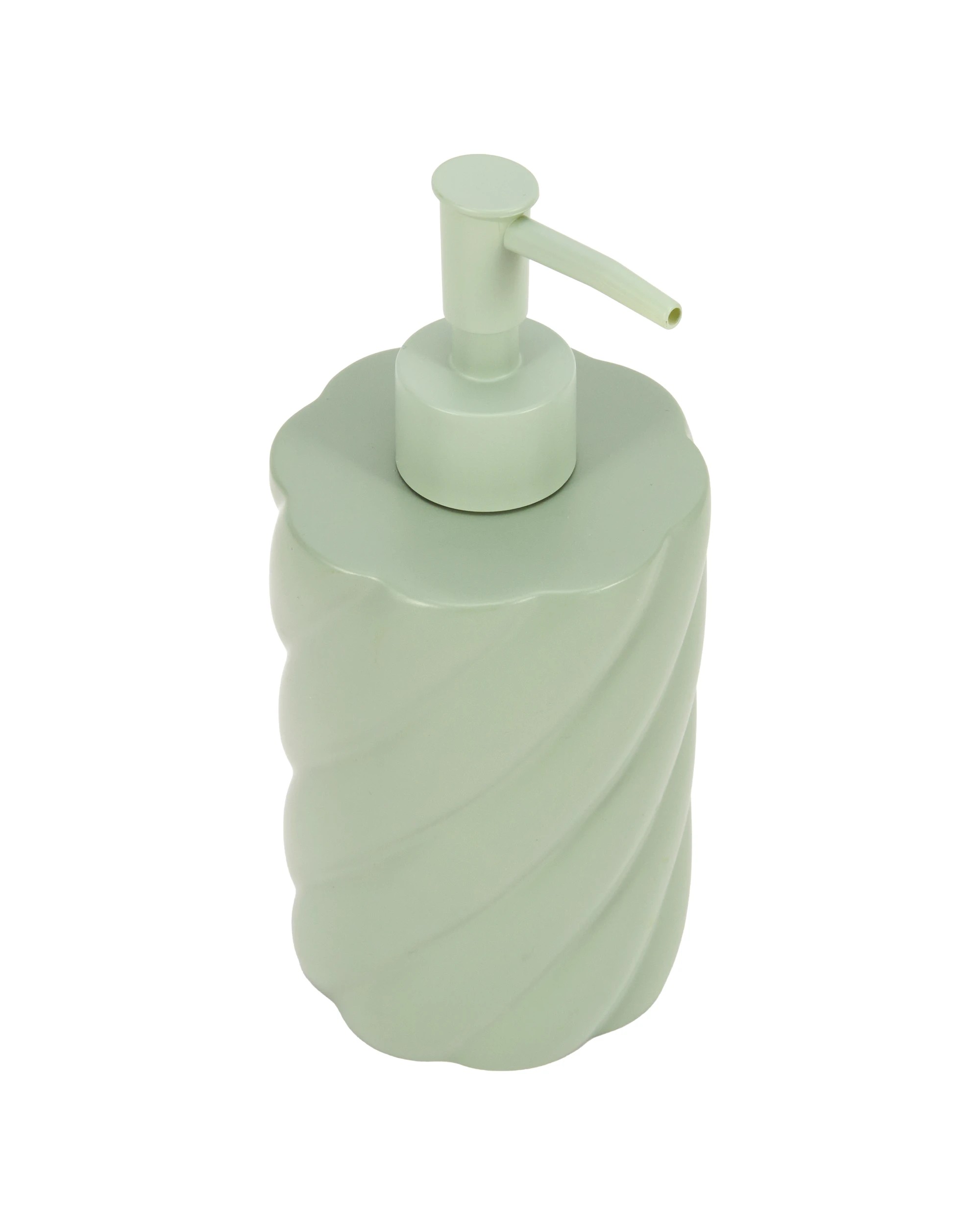 1 Green Swirl Soap Dispenser, 1 of 4