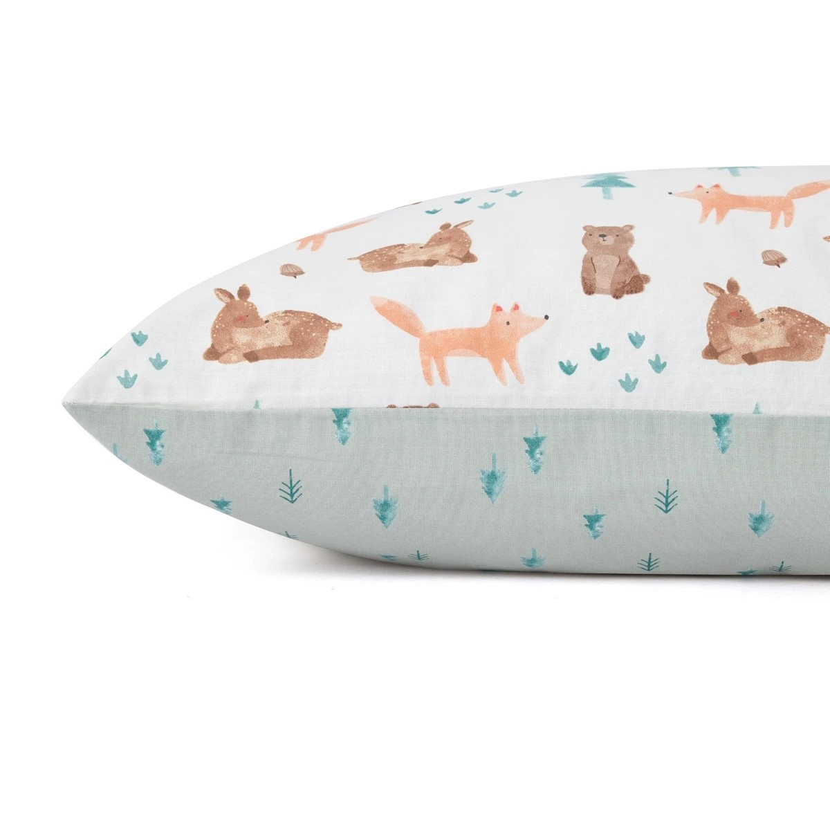 5 Cotton Reversible Cot Quilt Cover Set - Woodland, 5 of 7