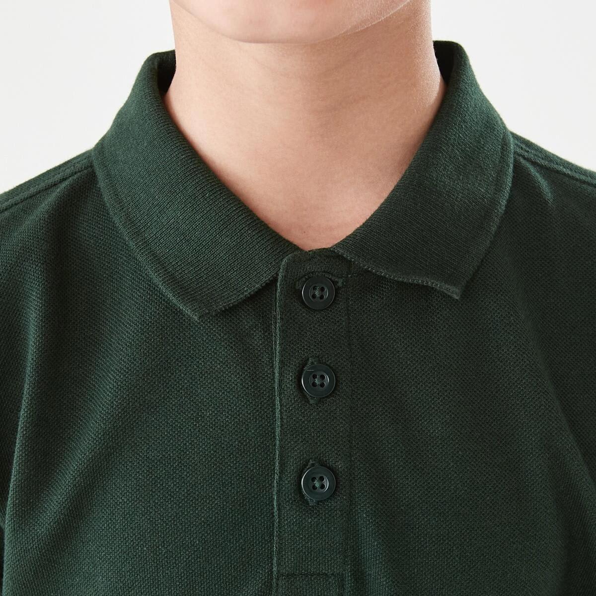 4 School Cotton Polo Shirt Sycamore, 4 of 8