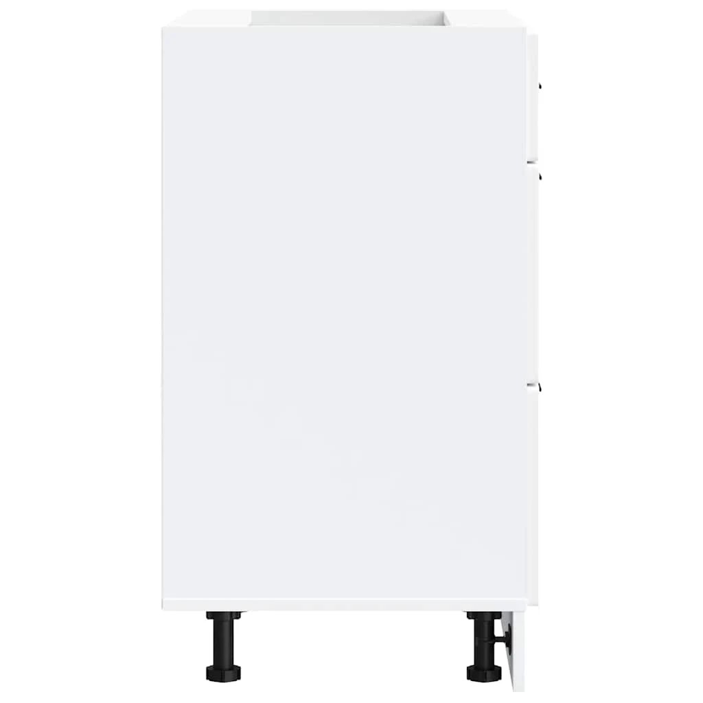 6 Vidaxl Sink Base Cabinet - White, 6 of 10