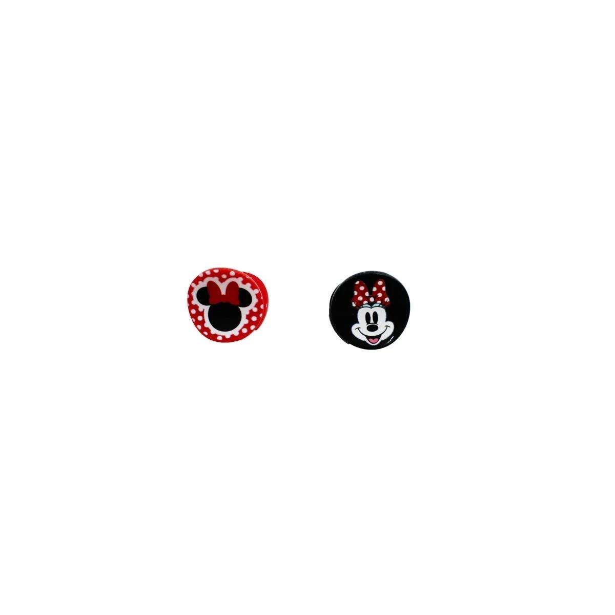2 Disney Minnie Mouse License Hair Accessory Set - Red, Black and White Minnie, 2 of 4