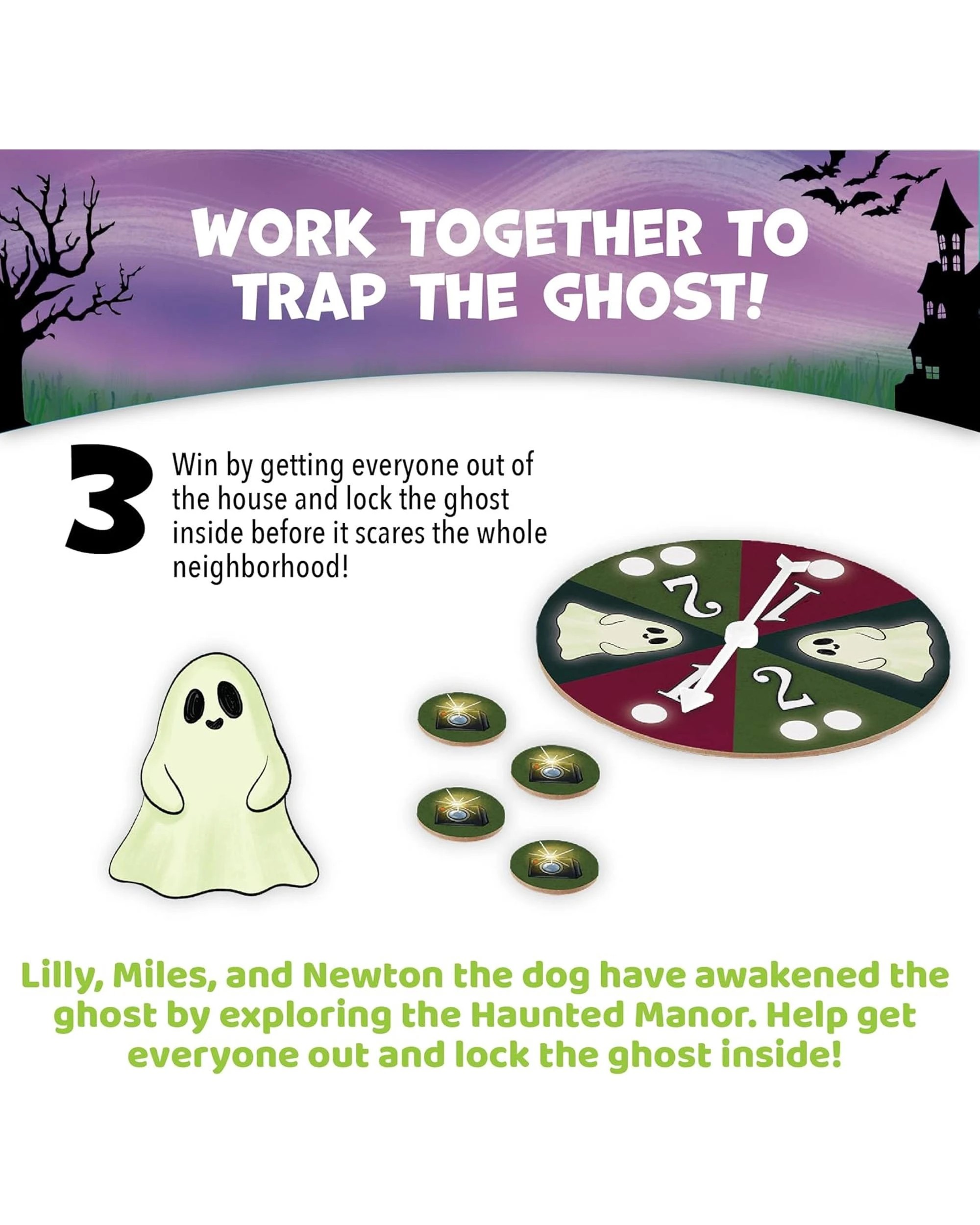 5 Peaceable Kingdom The Ghost in the Attic Board Game, 5 of 7