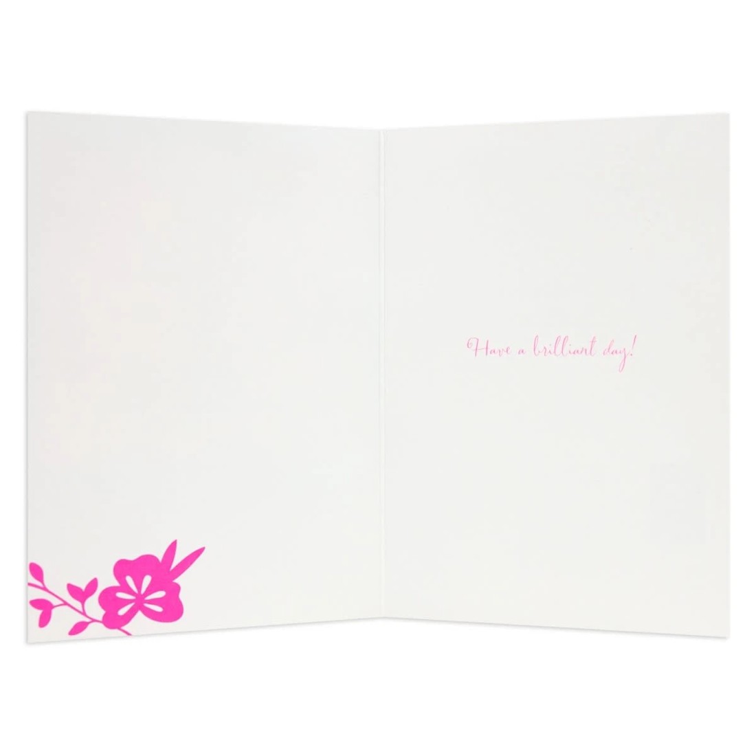 2 Connections from Hallmark Birthday Card For Girl - Floral Silhouette, 2 of 3