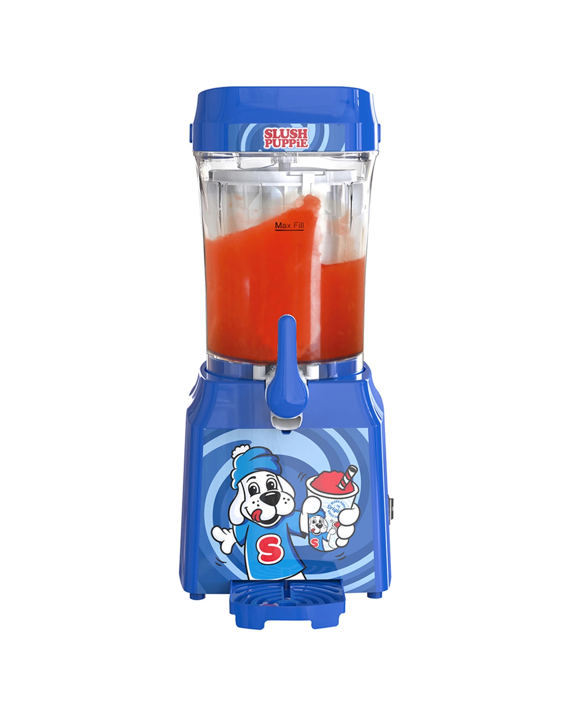 7 Slush Puppie Slushie Maker Machine 1L Compact Countertop Foot Pedal Party
 - blue, 7 of 8