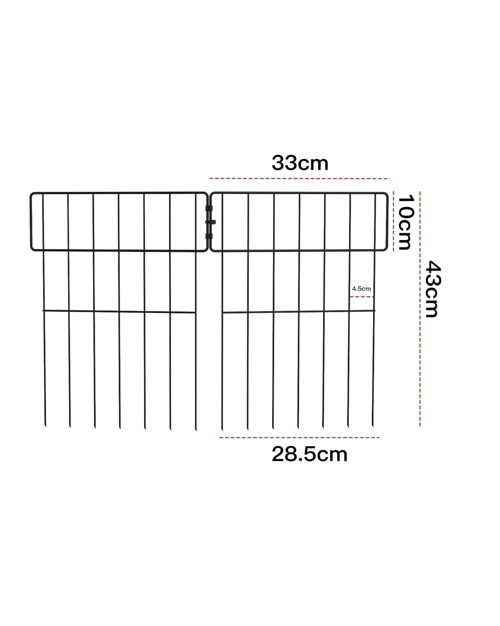 8 Advwin Garden Fence DIY Flower Bed Pet Barrier Border, 8 of 8