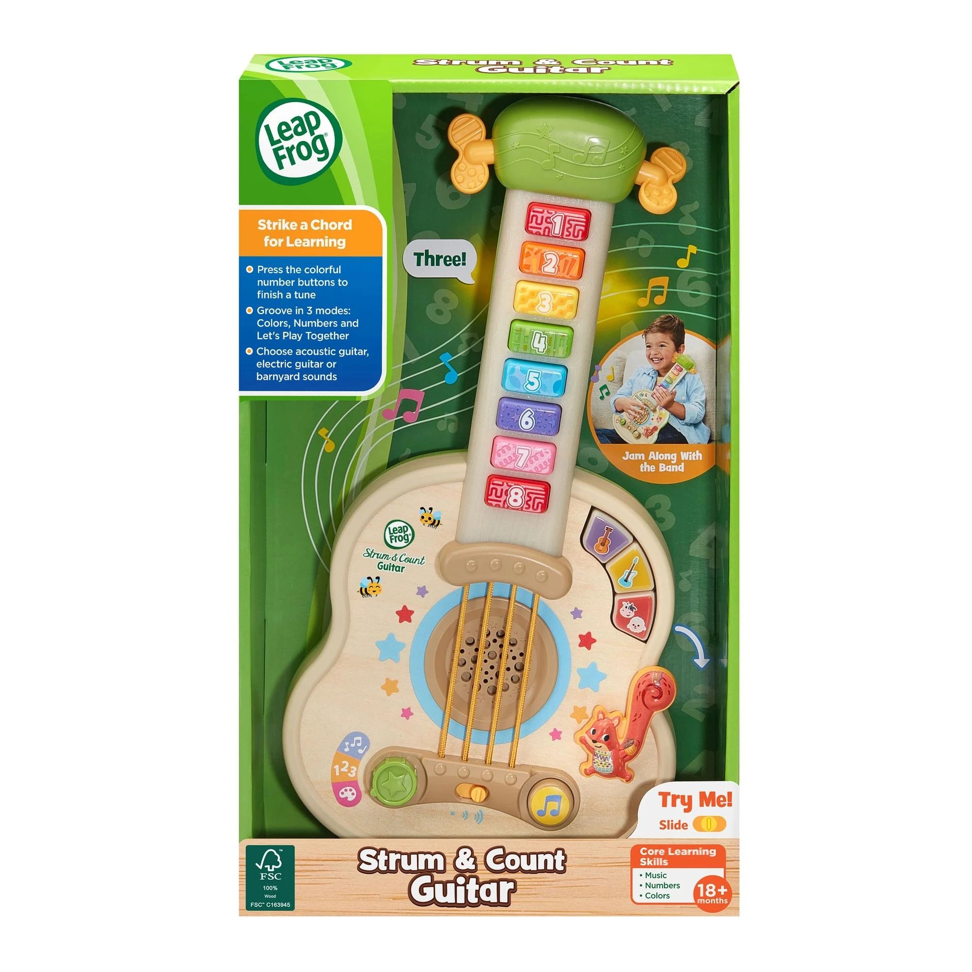 1 LeapFrog Strum & Count Guitar - Multi, 1 of 3