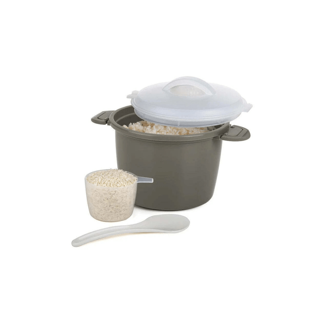 3 Progressive Microwave Rice Cooker Set 6 Cup 1.4l Dishwasher Safe With Lid
 - Grey, 3 of 3