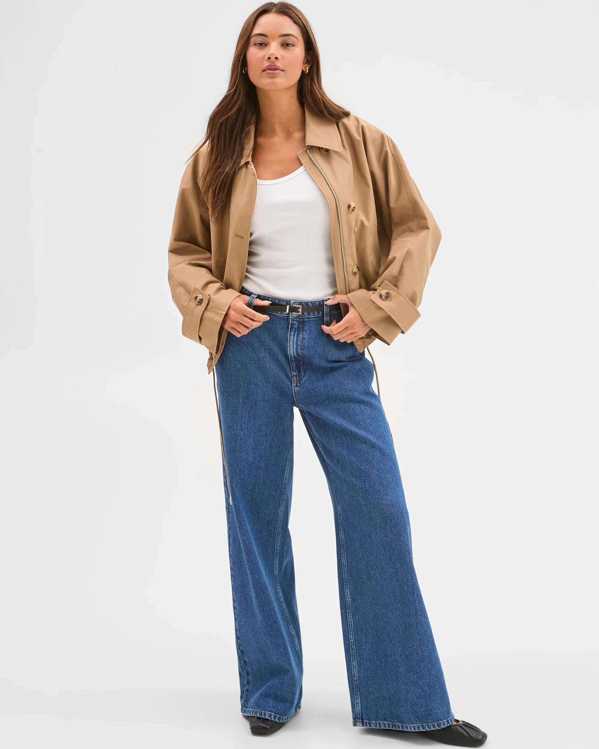 2 Lily Loves Denim Mid Rise Wide Leg Jeans ARCHIVE BLUE, 2 of 5