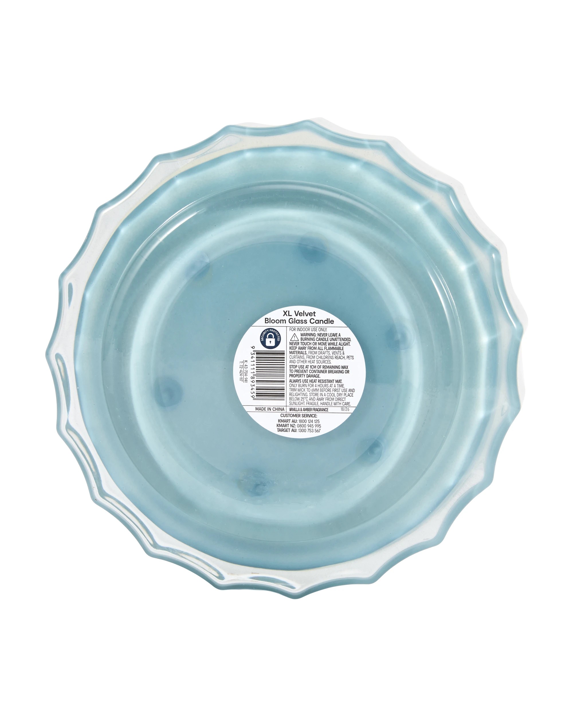 5 XL Velvet Bloom Glass Candle, 5 of 5