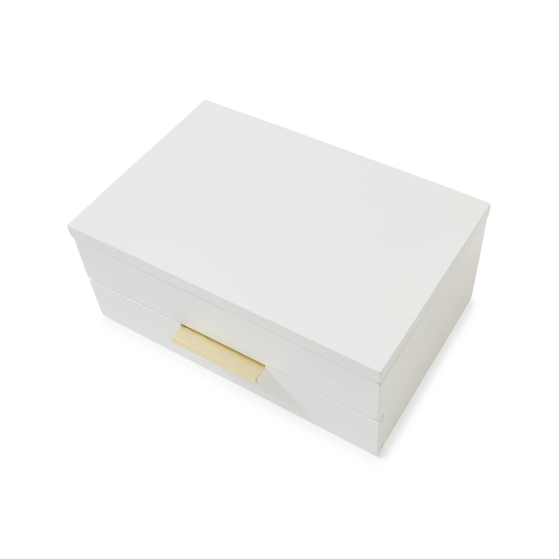 3 2 Tier White Jewellery Box, 3 of 5