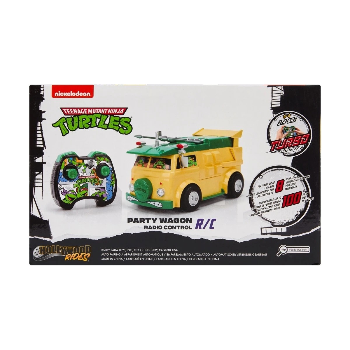 8 Jada Nickelodeon Teenage Mutant Ninja Turtles Radio Control Party Wagon Toy, 8 of 8