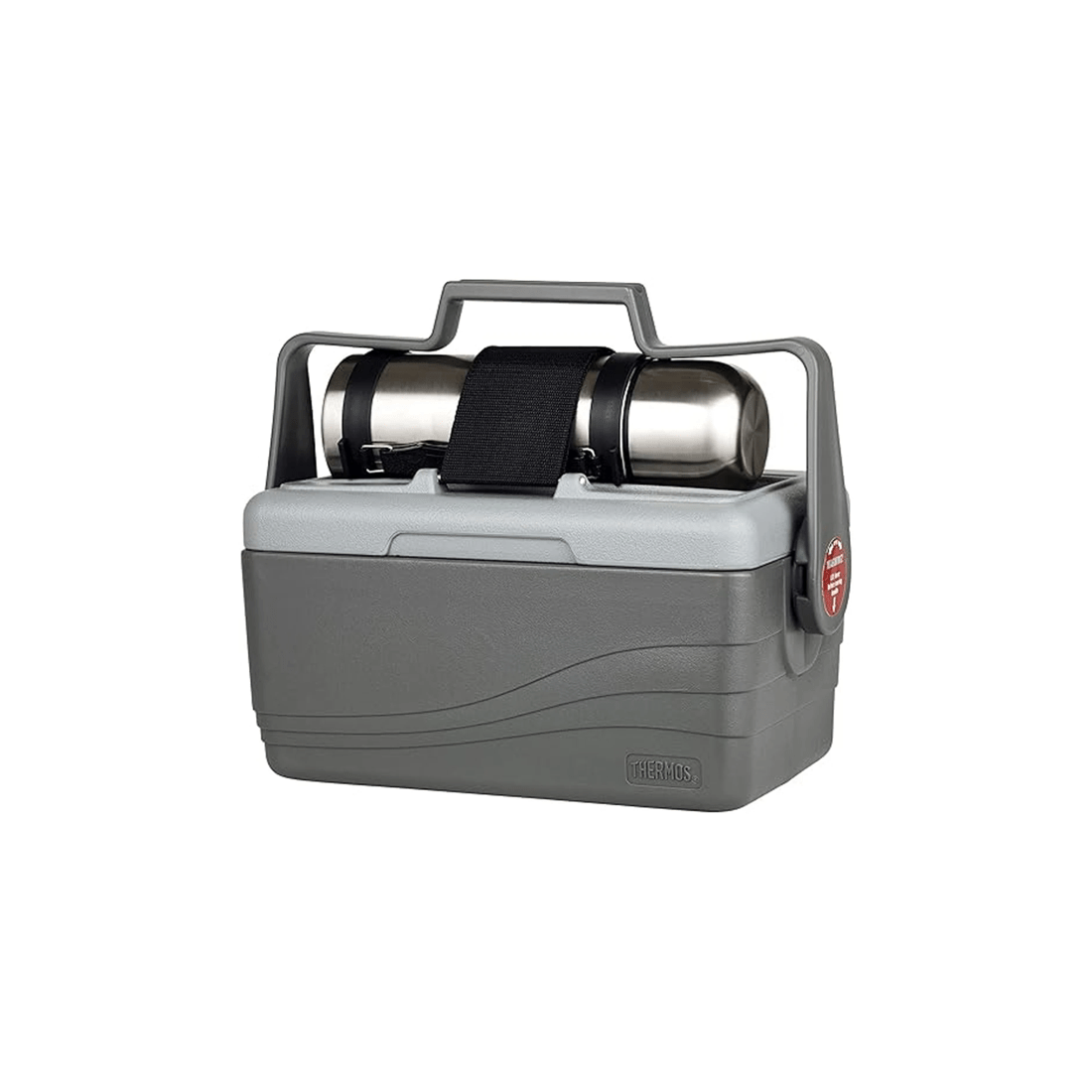 2 Thermos Insulated Water/drink Cooler With 1l Stainless Steel Vacuum Flask 6.6l
 - Natural, 2 of 3