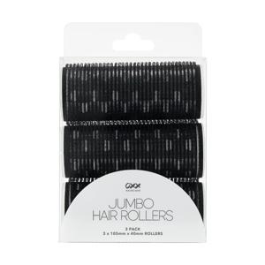 OXX Haircare 3 Pack Jumbo Hair Rollers - Black