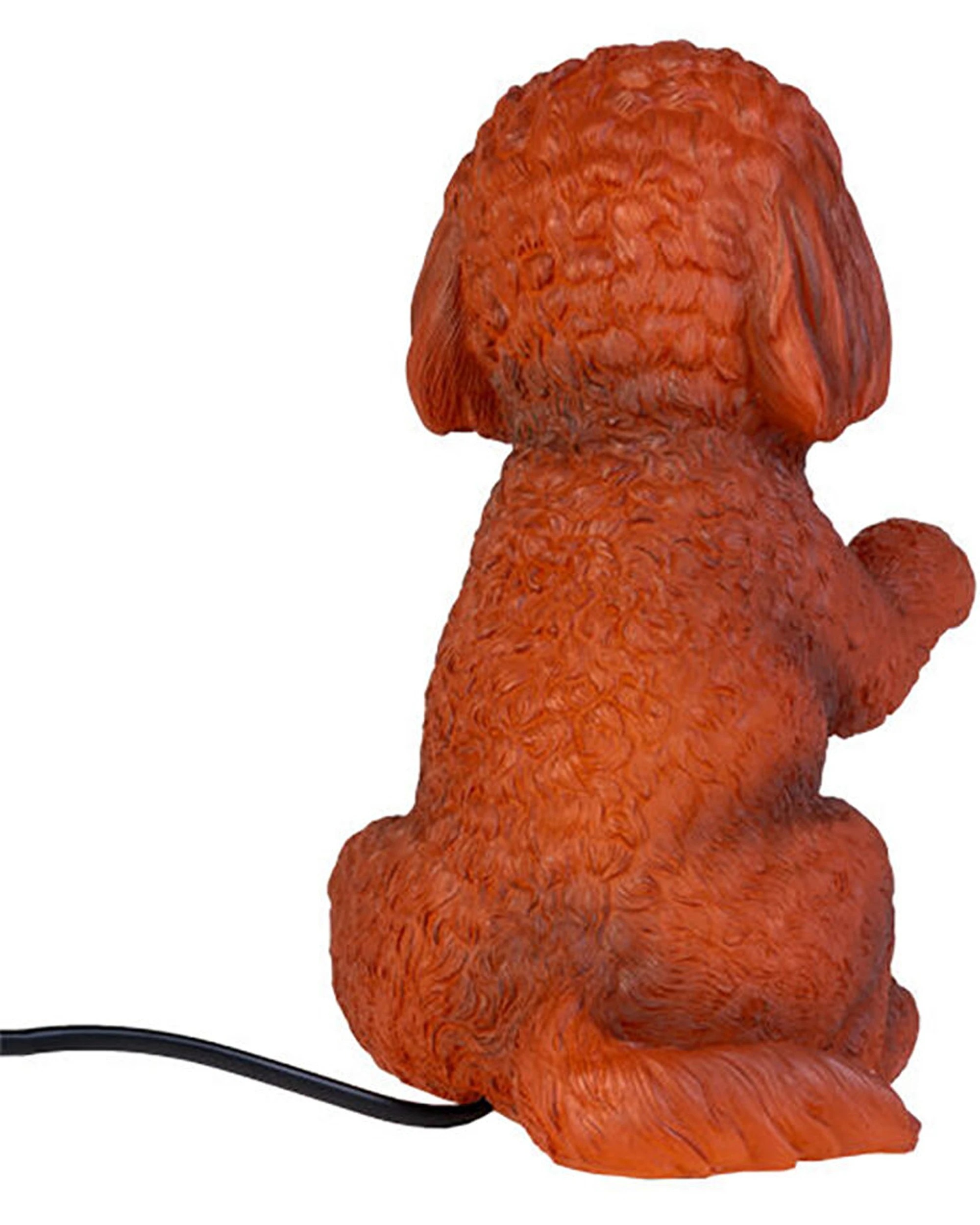 5 MDI Aus Table Lamp Night Light Bedroom Decor Kids Children Poodle Dog LED Soft Glow - Brown, 5 of 5