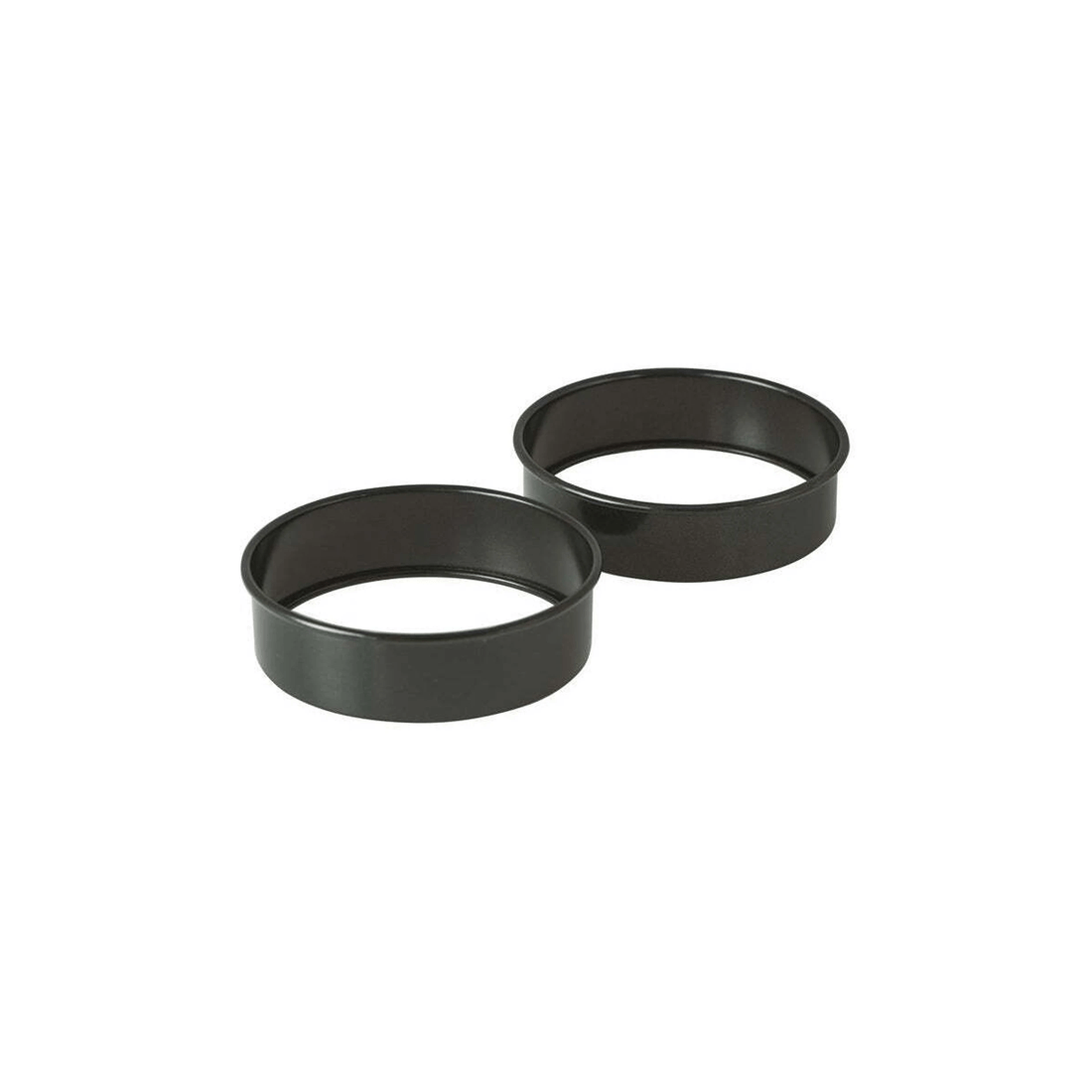 3 Avanti 2 Pack Egg And Crumpet Rings 9cm Non-stick Multi-purpose Set Easy Release
 - Black, 3 of 3