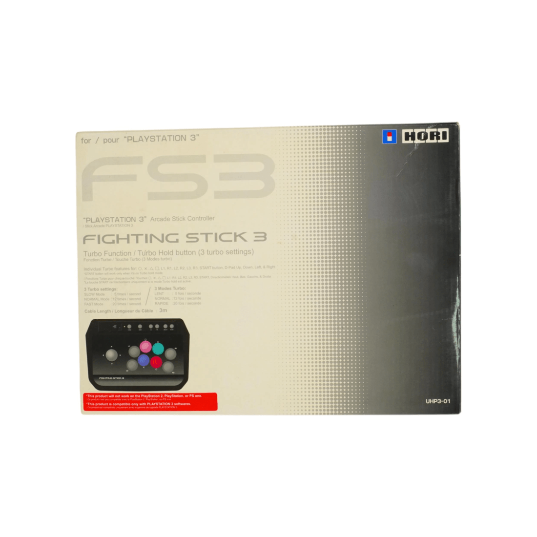 4 HORI FS3 Fighting Stick 3 Arcade Fighting Stick for PS3, 4 of 10