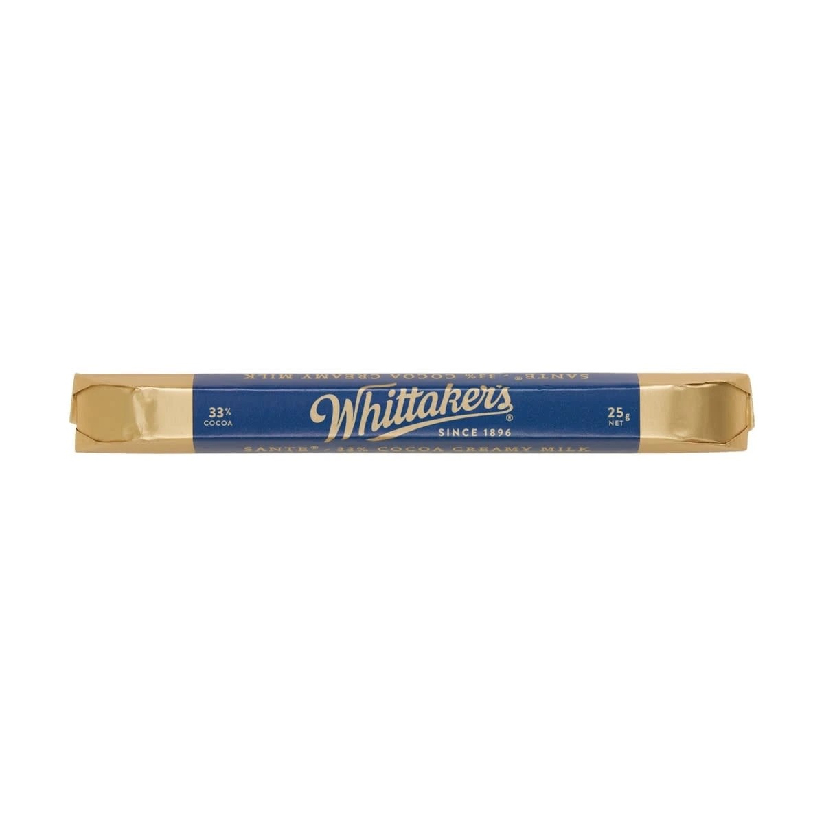 1 Whittaker's Cocoa Creamy Milk Sante Bar 25g