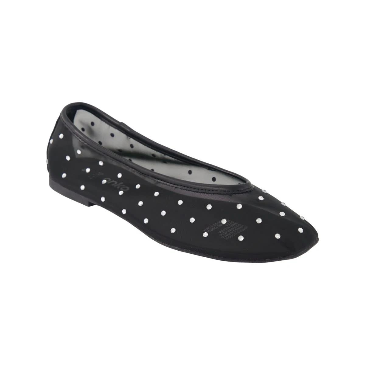 1 Diamante Ballet Flats Black, 1 of 5