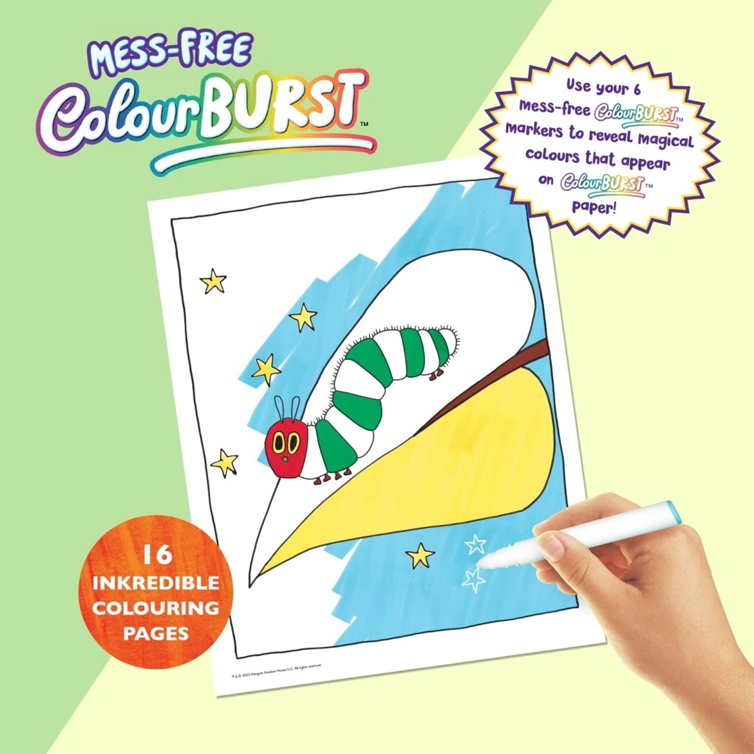 2 INKredibles ColourBurst The Very Hungry Caterpillar Mess-Free Activity Kit by Eric Carle - Book, 2 of 6